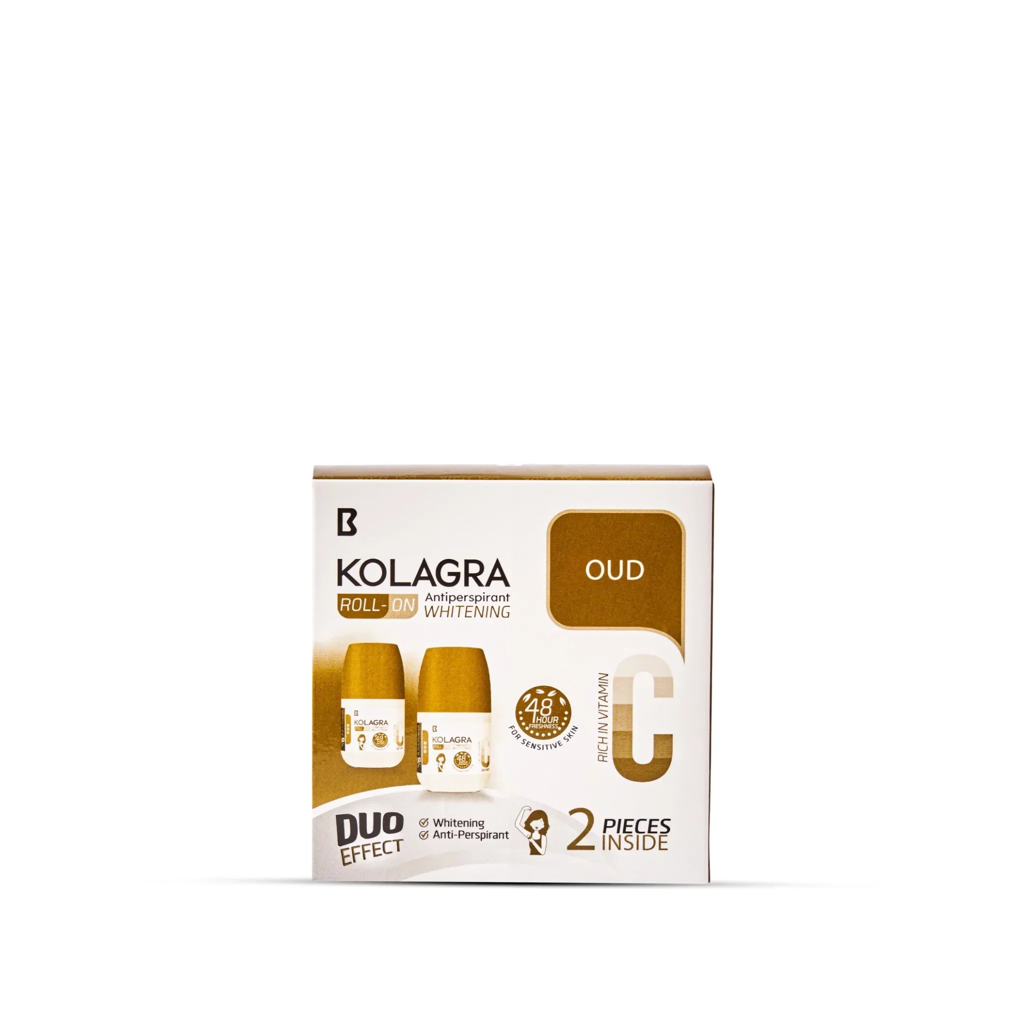 Biostream - Kolagra Multicolorwhitening Roll on 2*1 promo pack 1+1 Oud 1