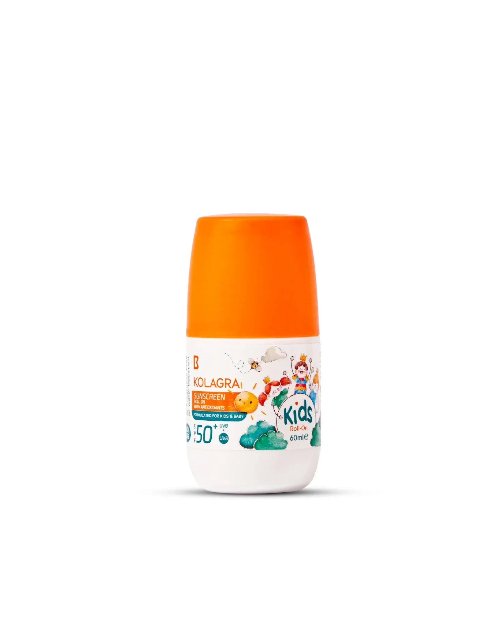 Biostream - Kolagra MulticolorSunscreen Roll on KIDS SPF 50+ 1