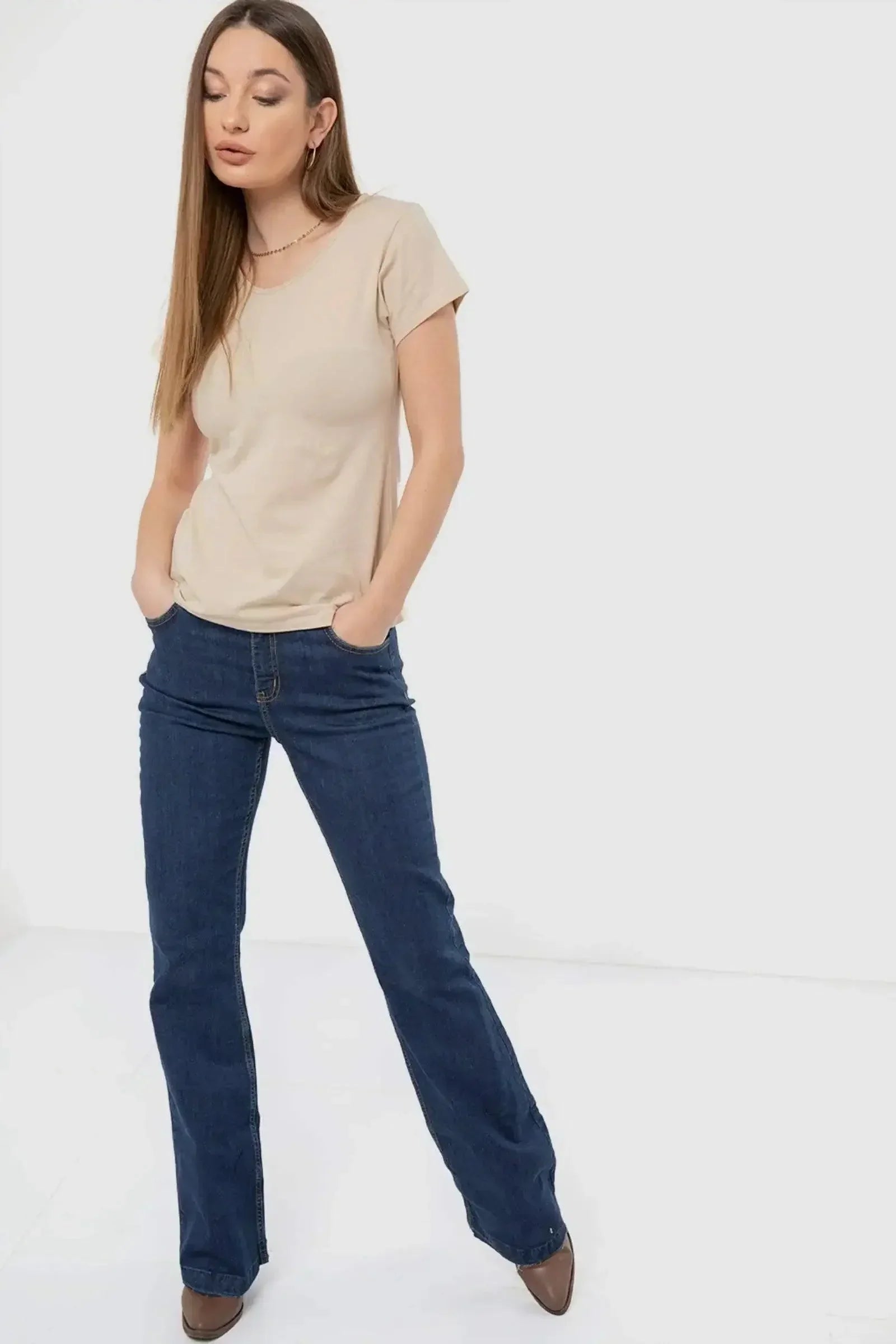 Carina - Round Neck Solid Top 17
