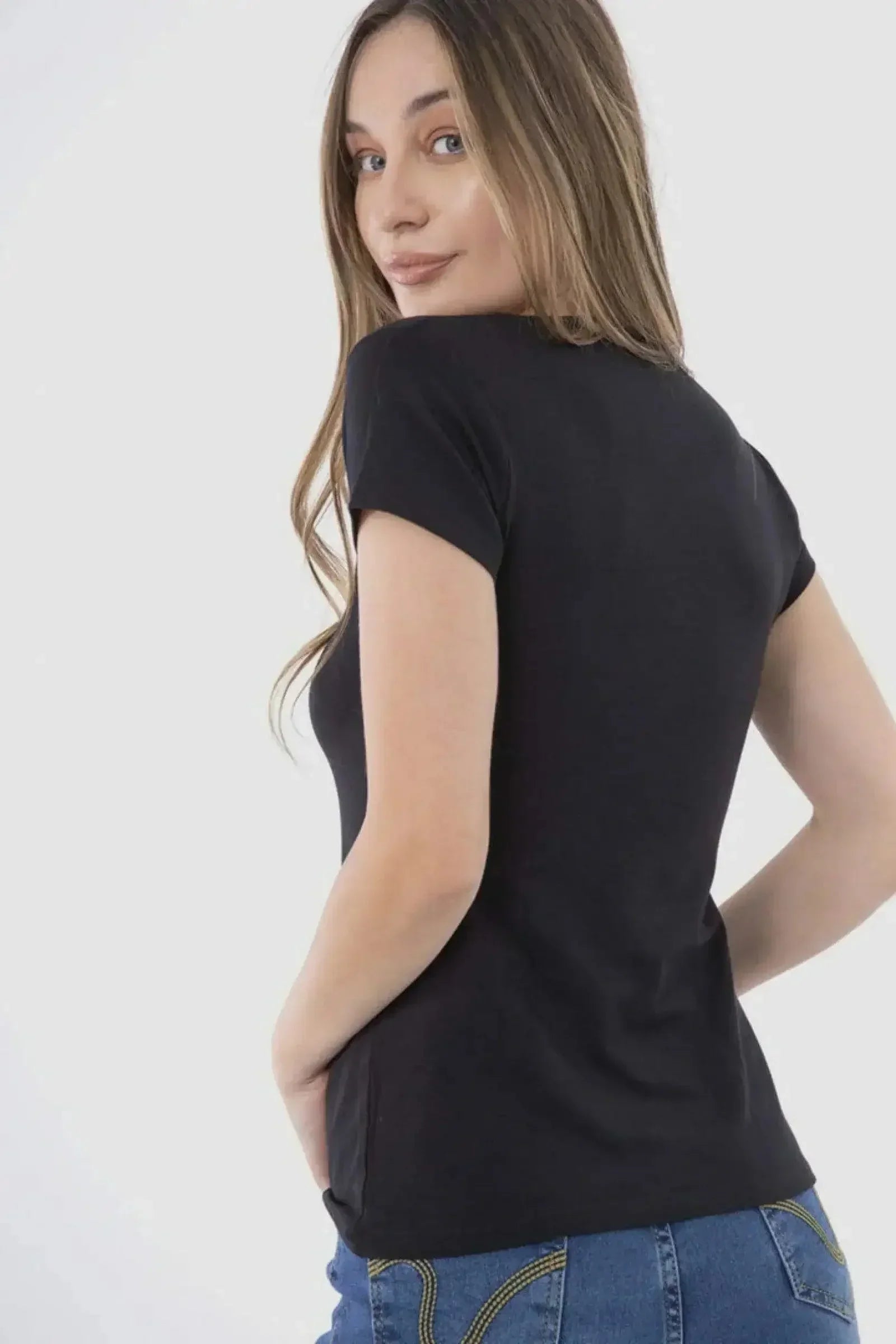 Carina - Round Neck Solid Top 10