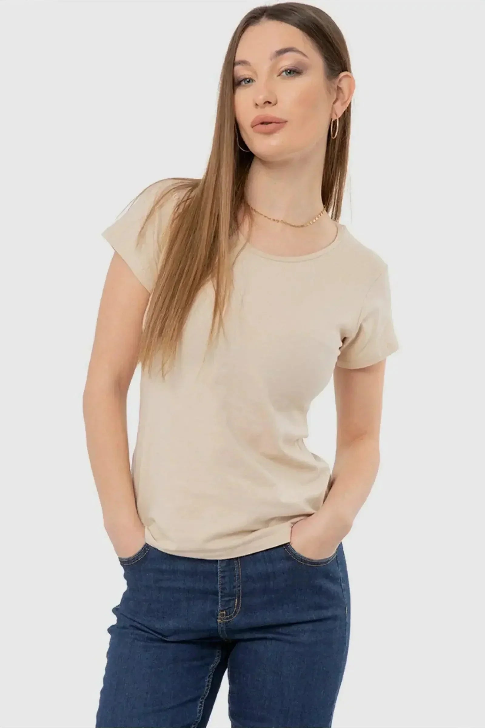 Carina - Round Neck Solid Top 11