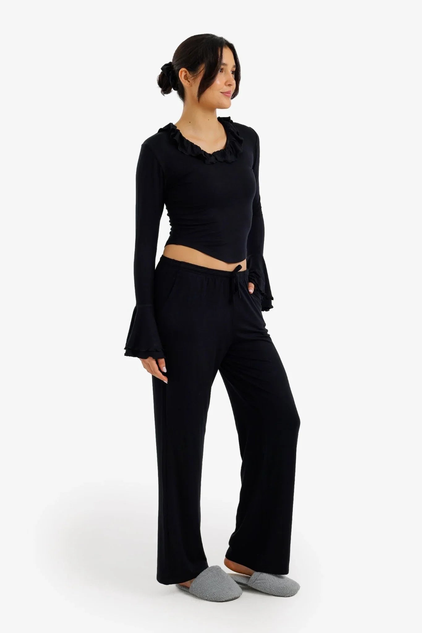 Ruffle - Trim Pyjama Set - Carina - Babazzaro