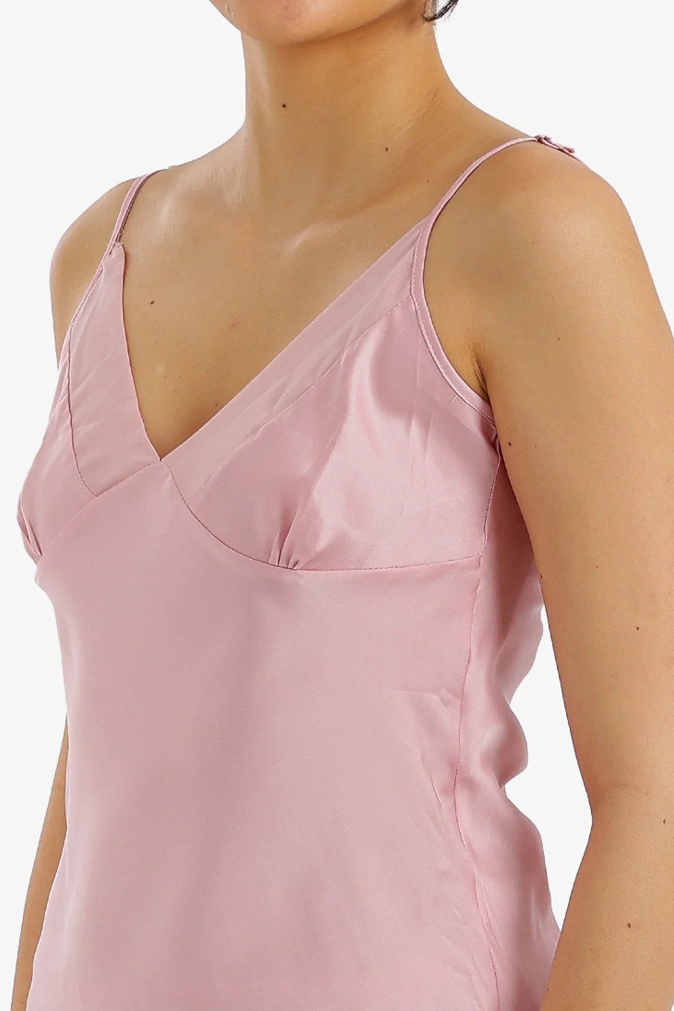 Ruffled Satin Pyjama Set - Carina - Babazzaro