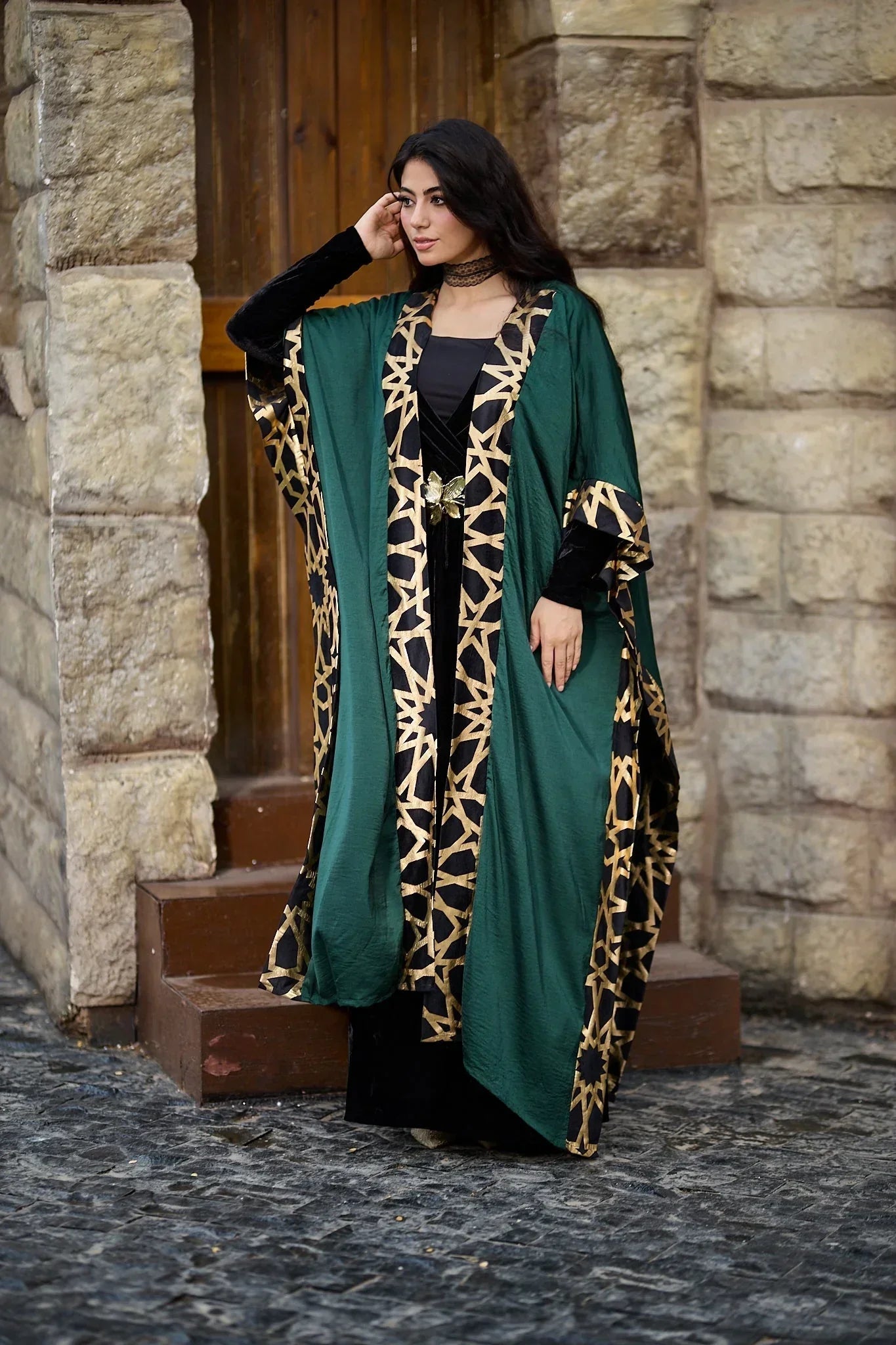 Satin green - Dress Code - Babazzaro