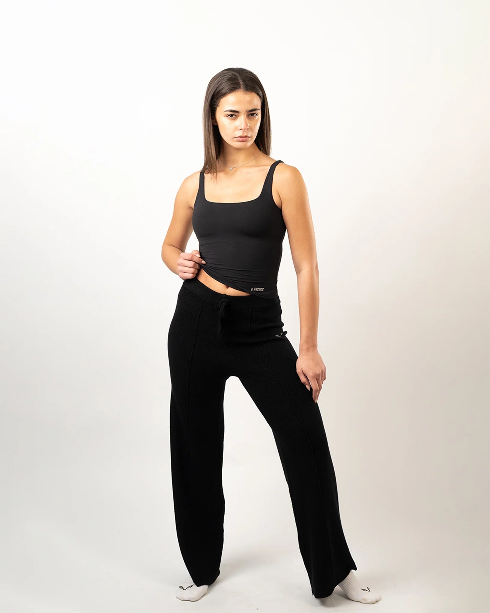 Sculpt Tank – Built - In Bra Black - Bfeerce - Babazzaro