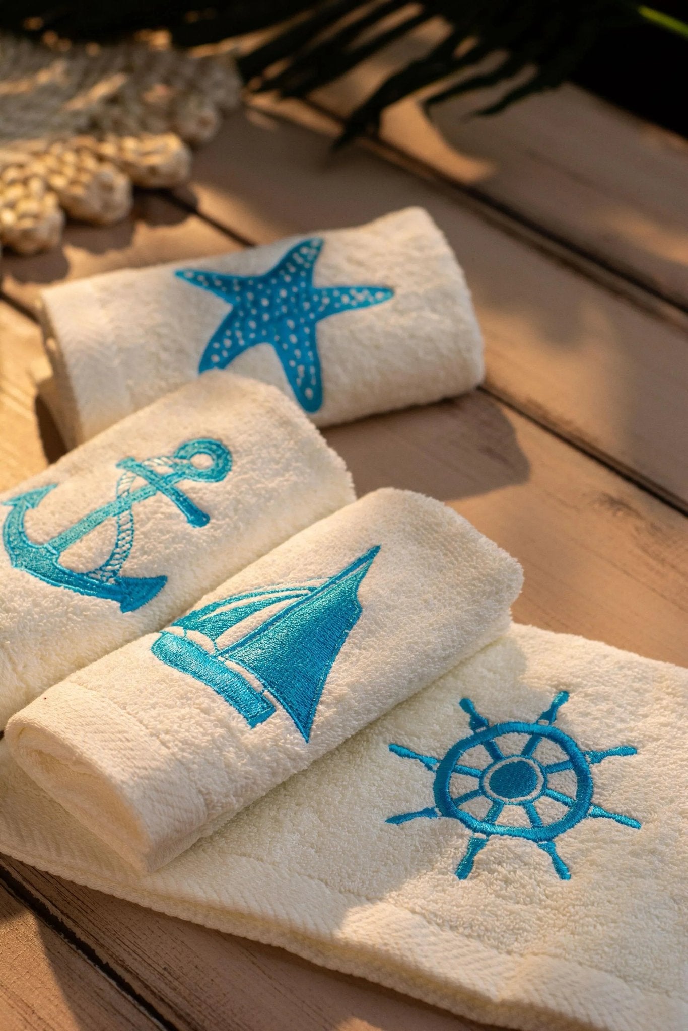 Sea whisper guest towels - Rechote - Babazzaro