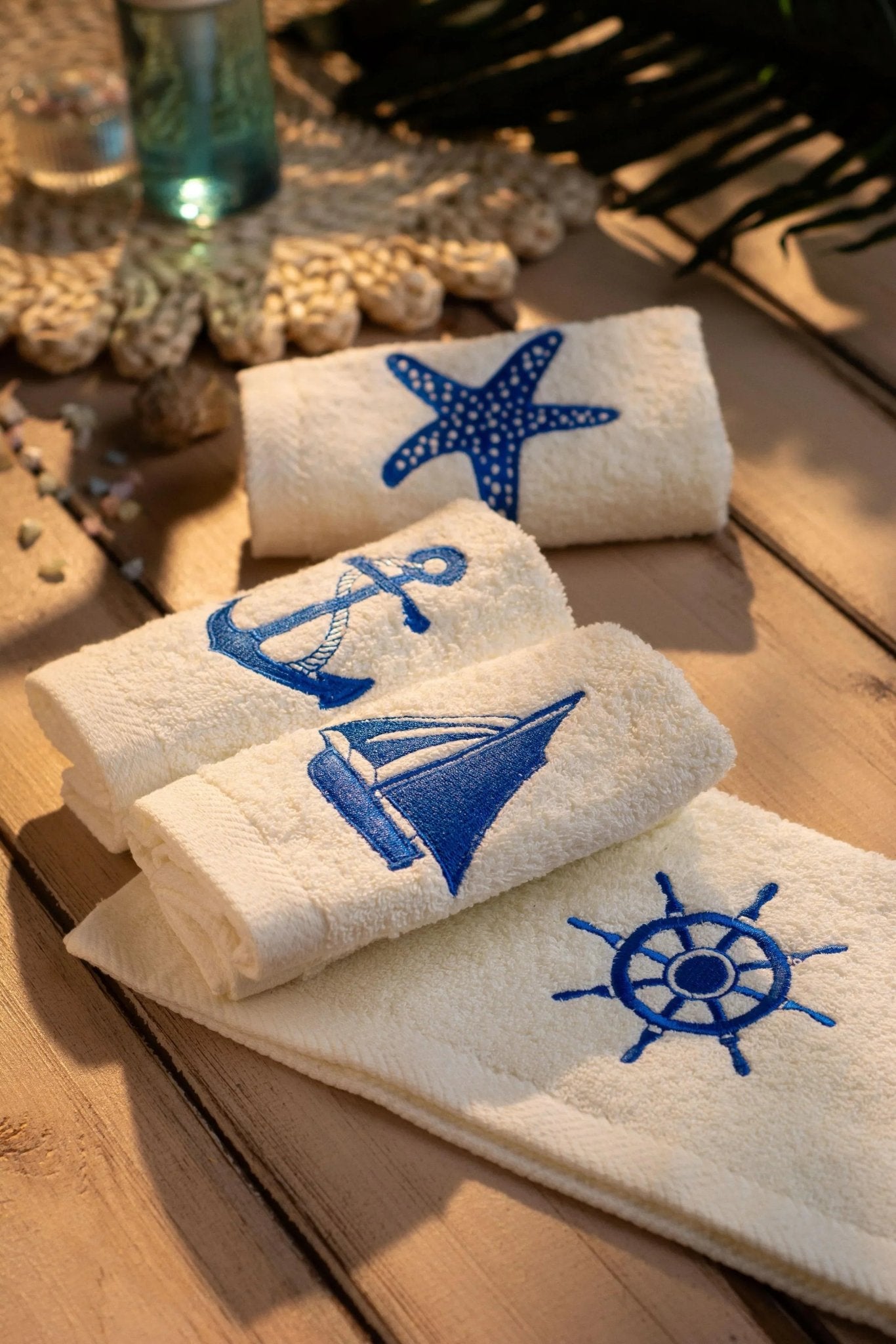 Sea whisper guest towels - Rechote - Babazzaro