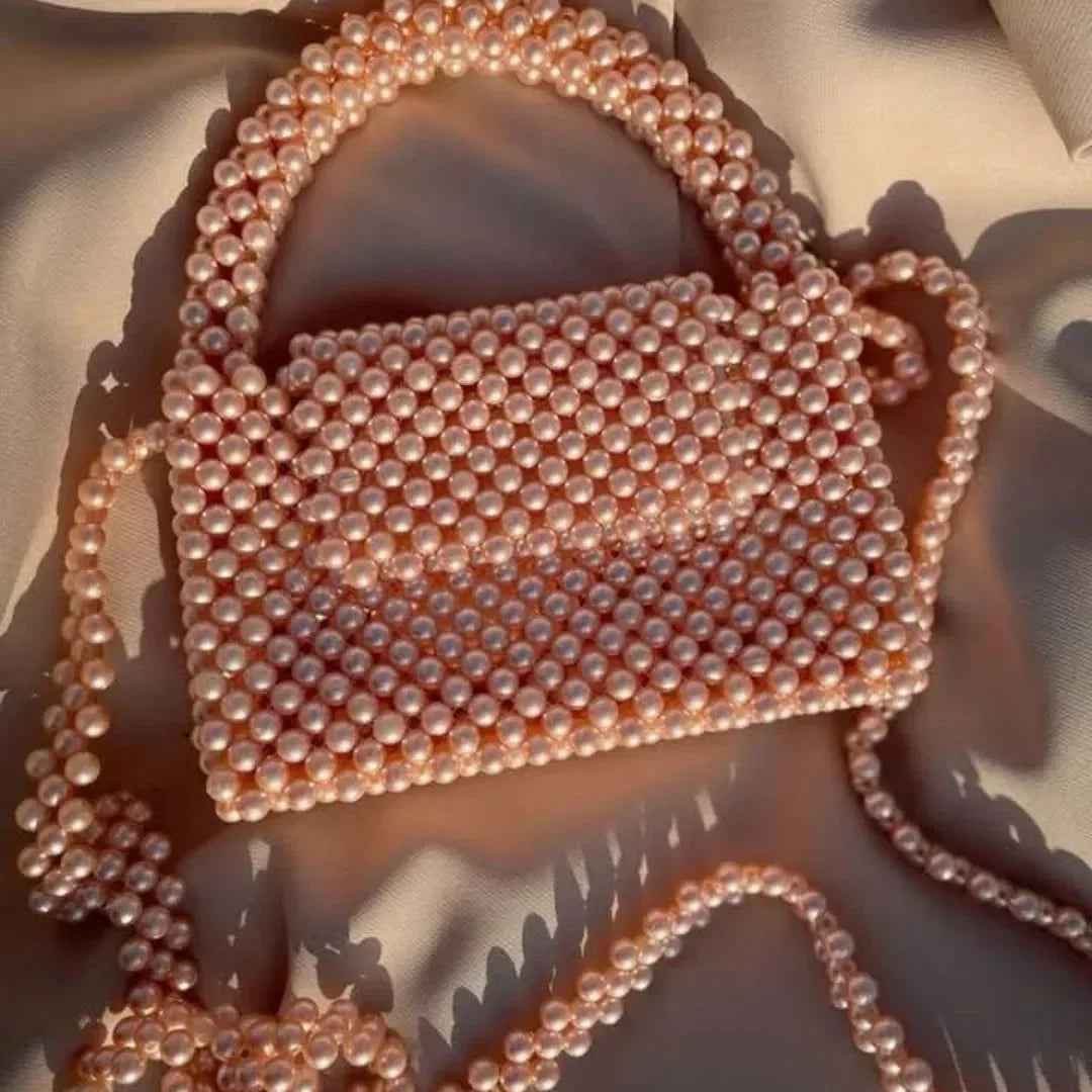 Crystal Glass Bag - Shimmer Handmade