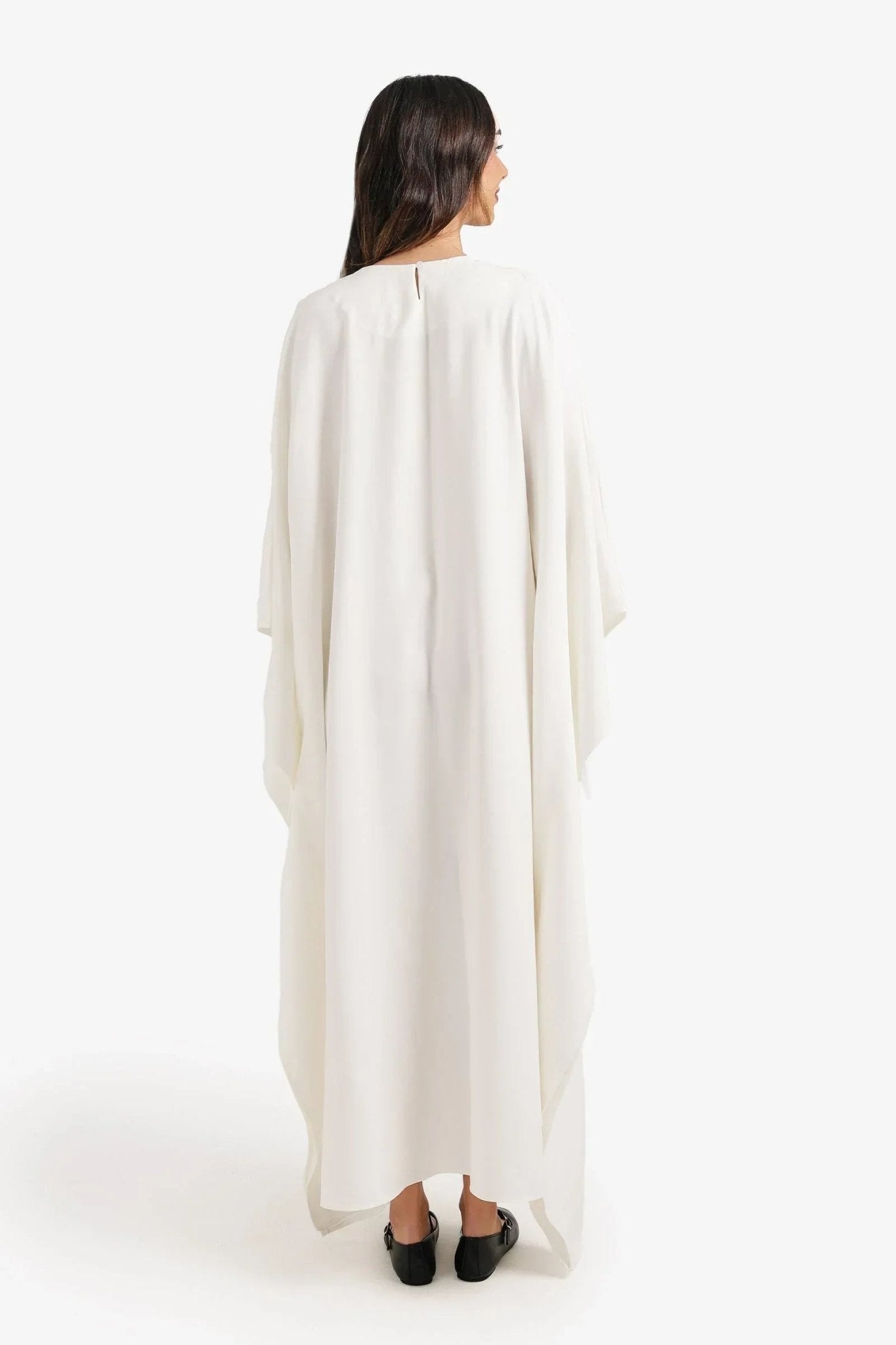 Shimmering Neckline Abaya - Carina - Babazzaro