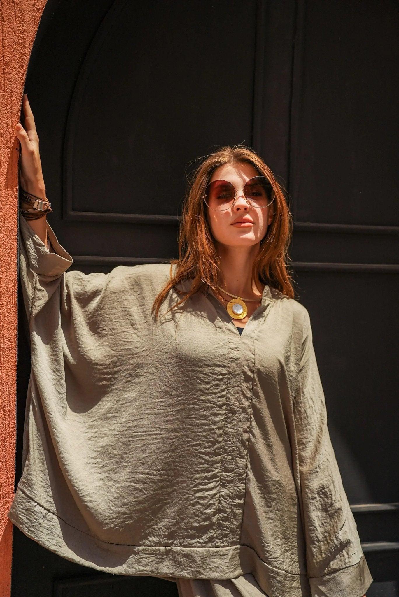 silk cafe set - Dress Code - Babazzaro