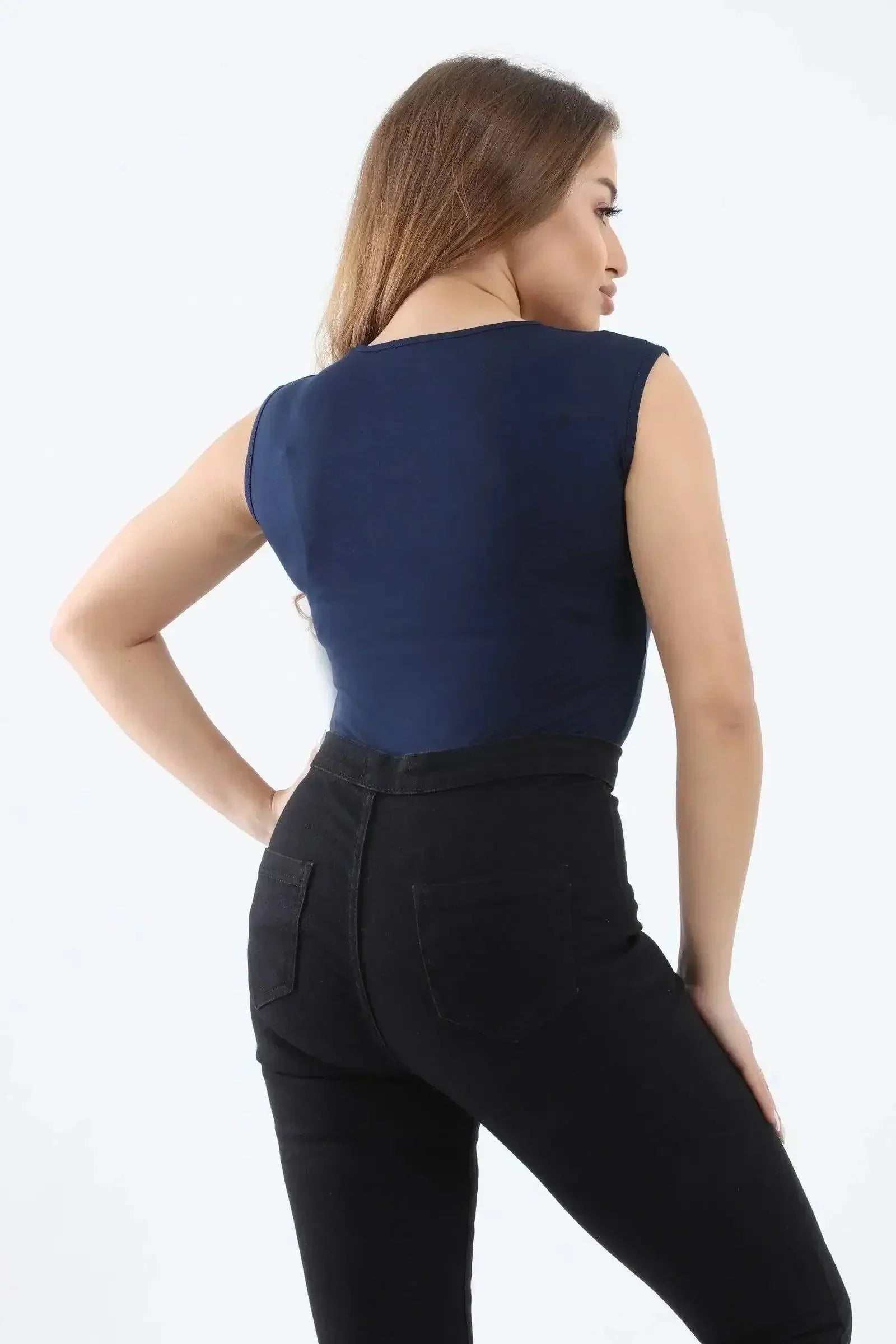 Carina - Sleeveless Crew Neck Top 9