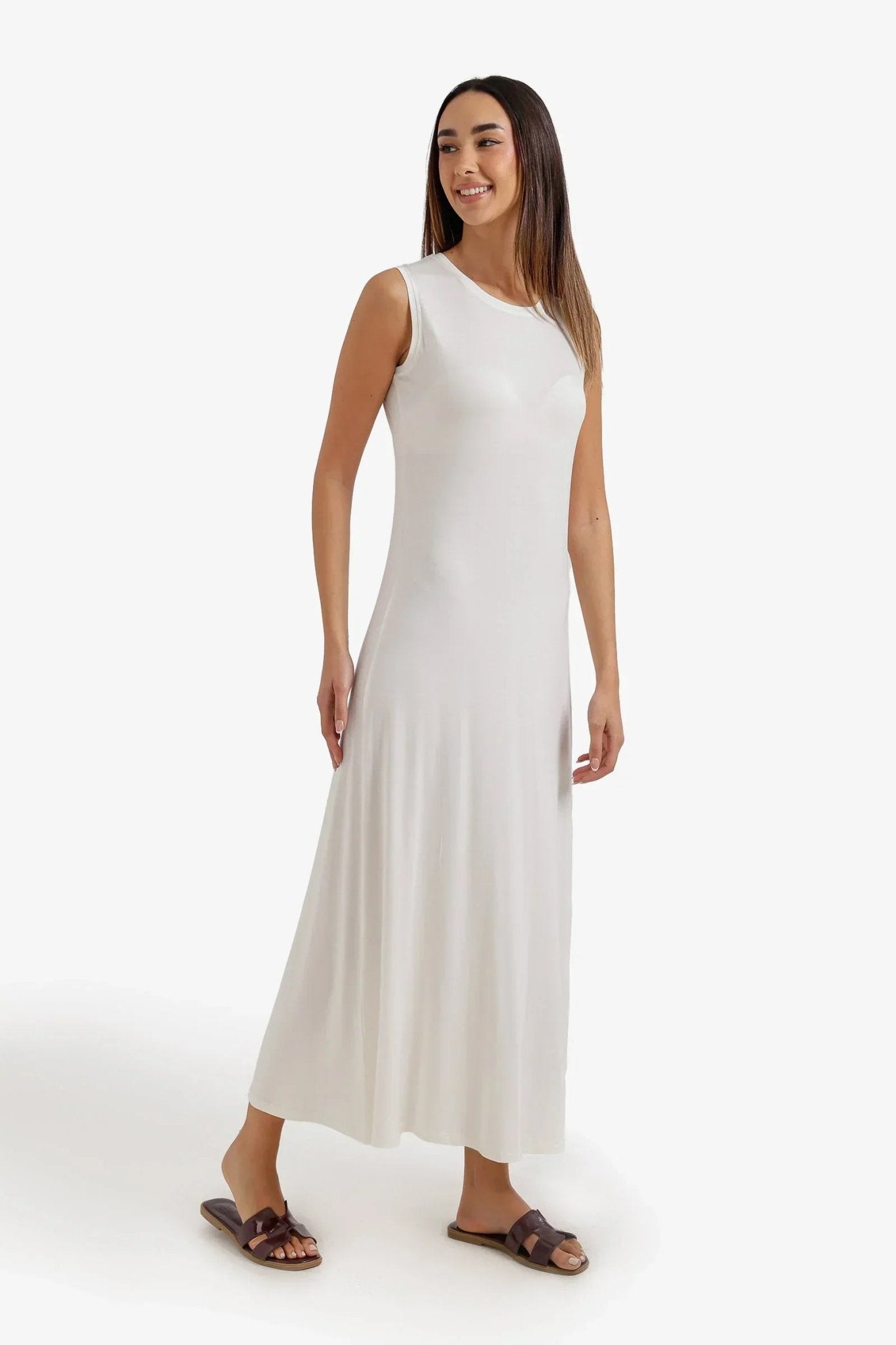 Sleeveless Maxi Dress - Carina - Babazzaro
