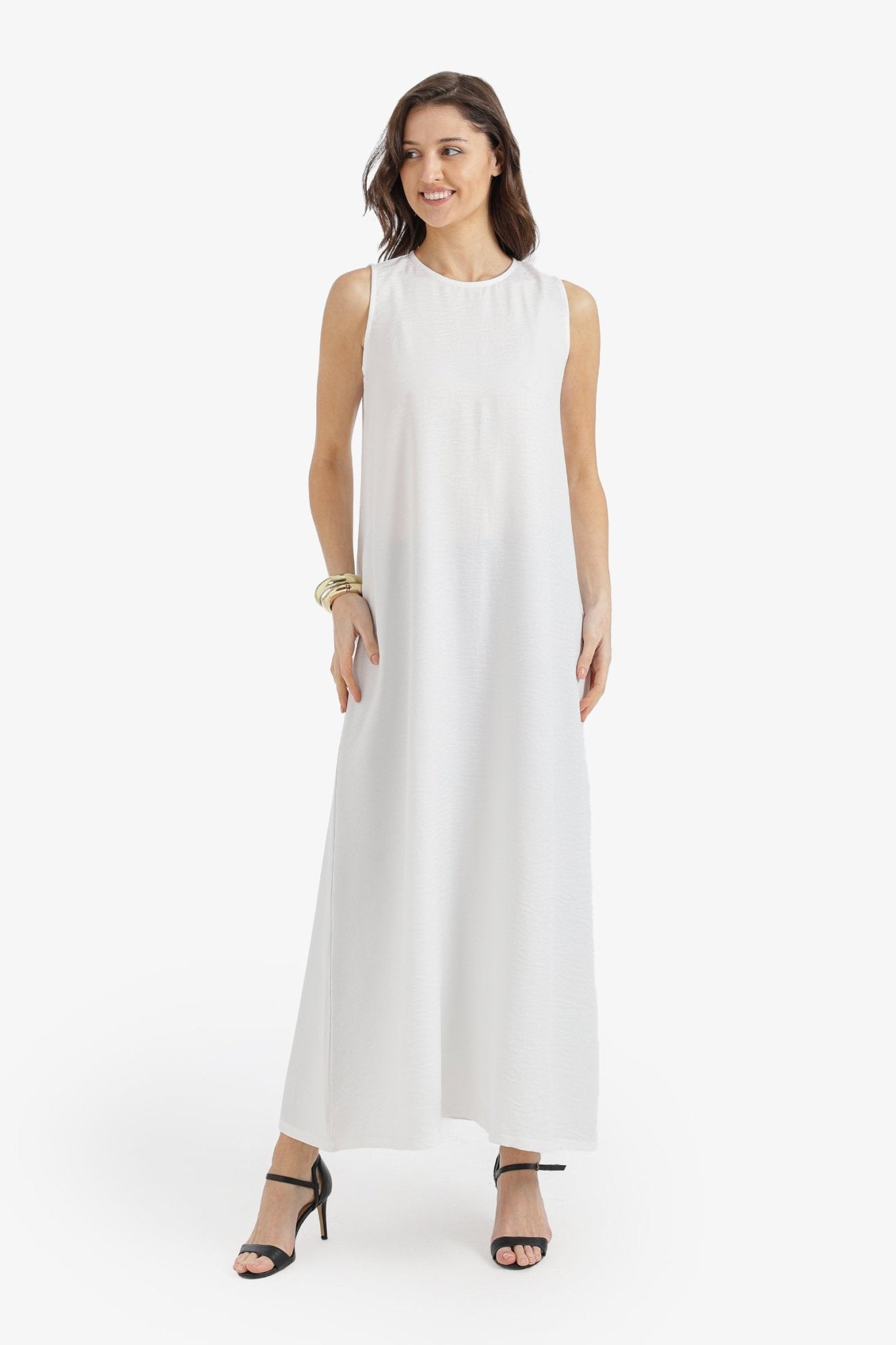 Sleeveless Maxi Dress - Clue - Babazzaro