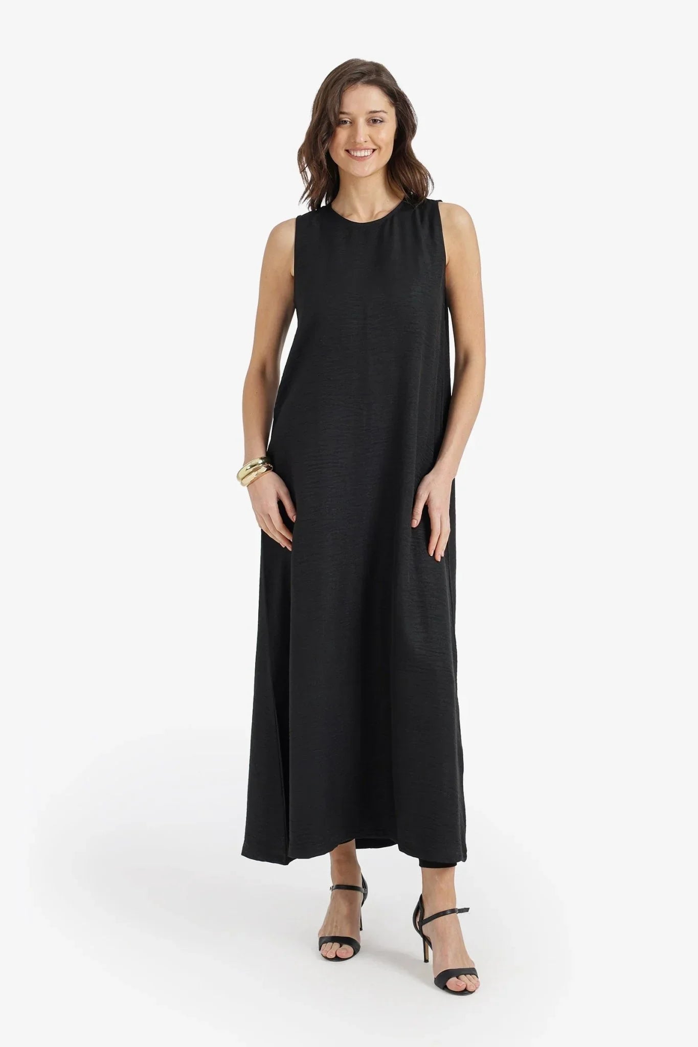 Sleeveless Maxi Dress - Clue - Babazzaro