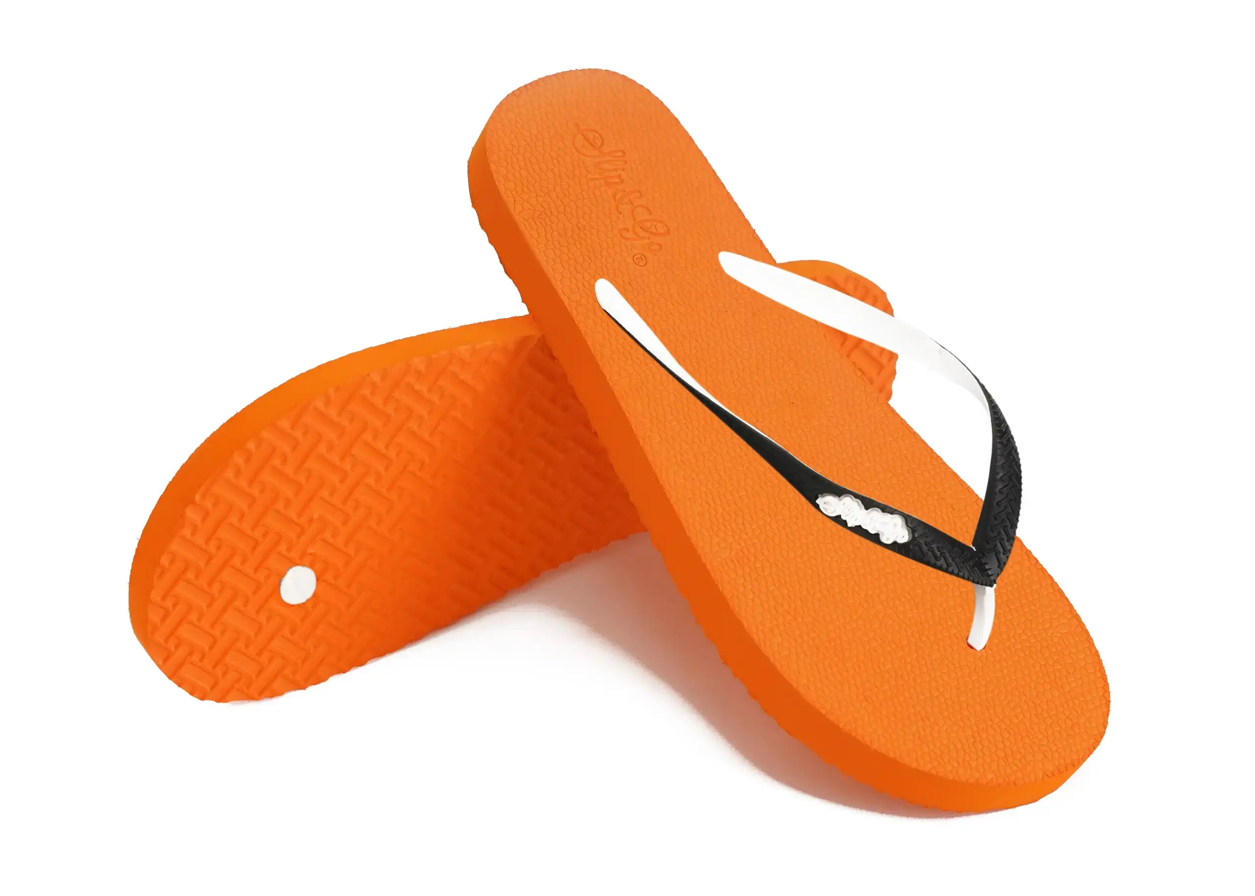Slip&Go - Electric Orange Premium Kids Comfort Slipper 8