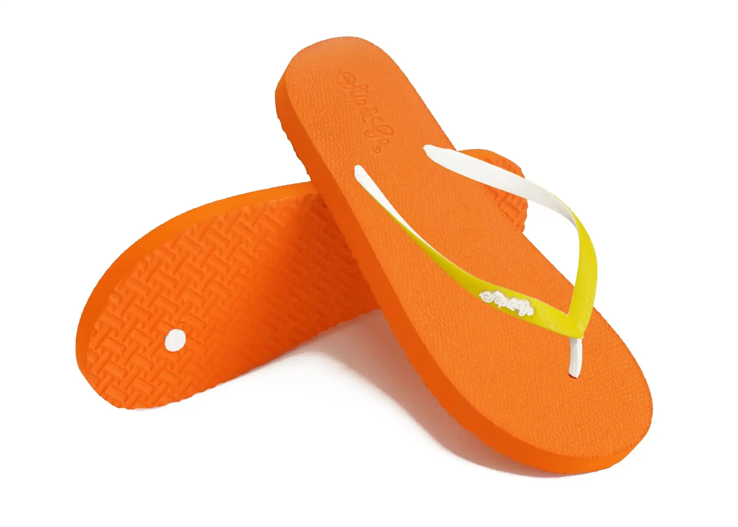 Electric Orange Premium Men’s Comfort Slipper - Slip&Go 14