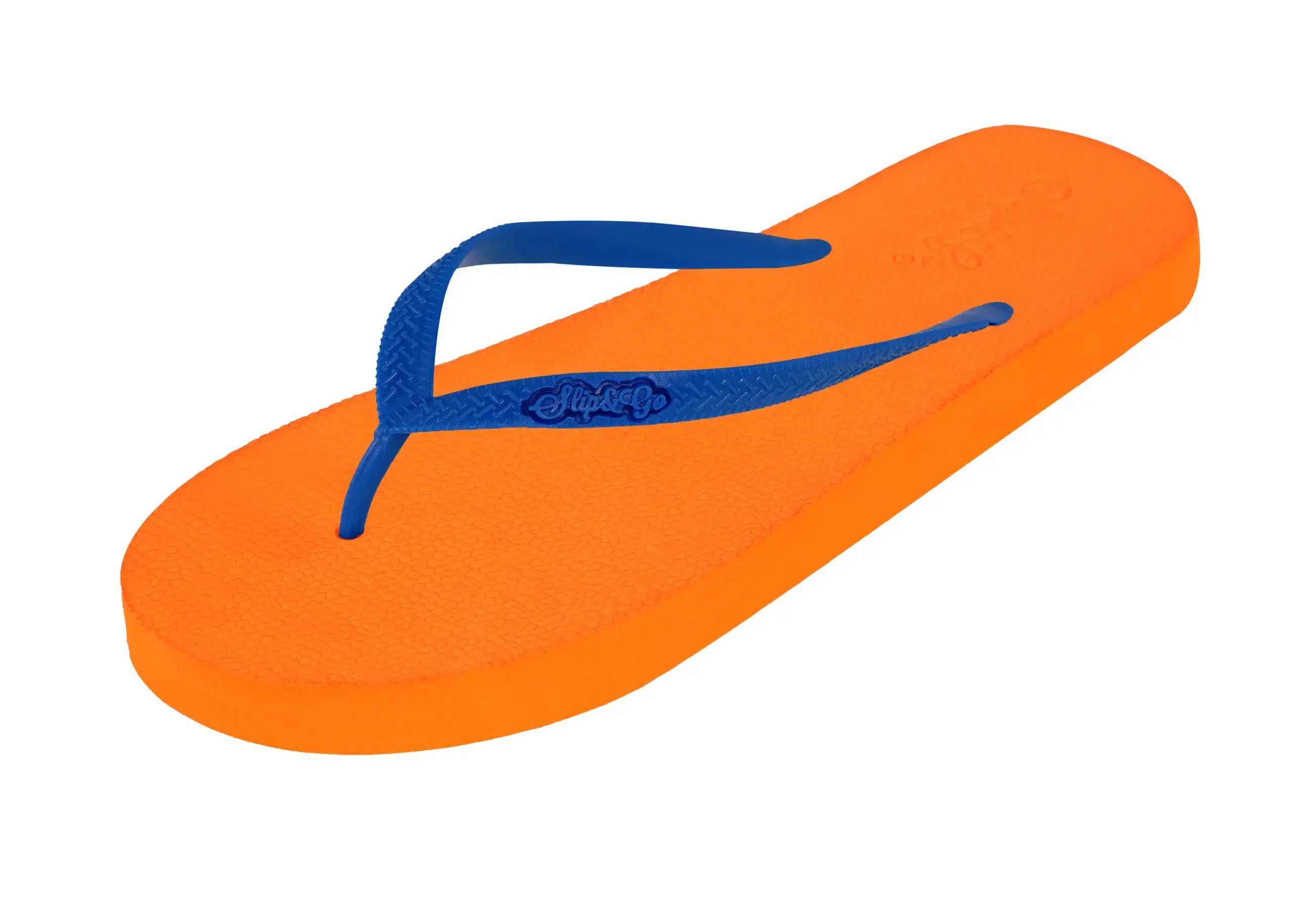 Slip&Go - Electric Orange Premium Men’s Comfort Slipper 45
