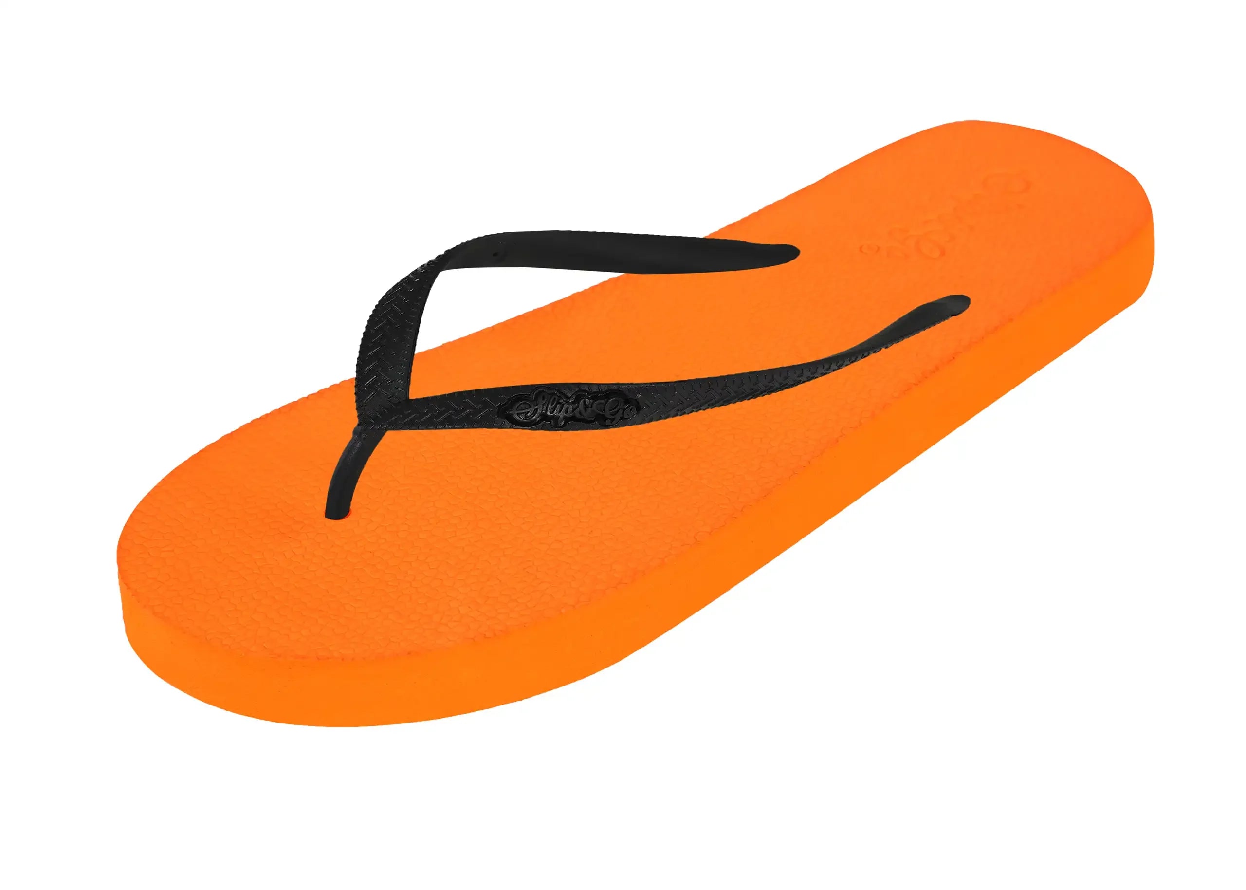 Slip&Go - Electric Orange Premium Men’s Comfort Slipper 83