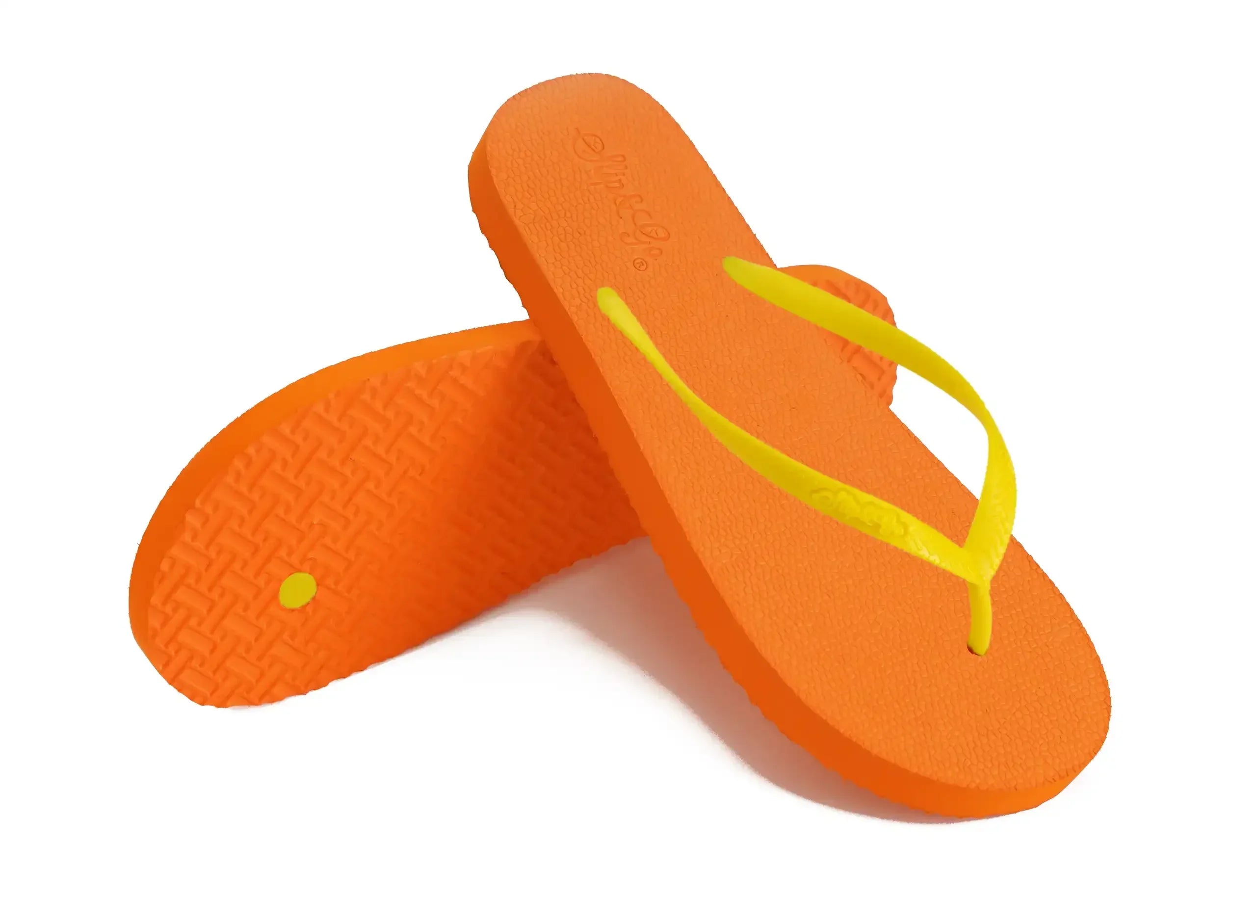 Electric Orange Premium Women's Comfort Slipper - Slip&Go 49