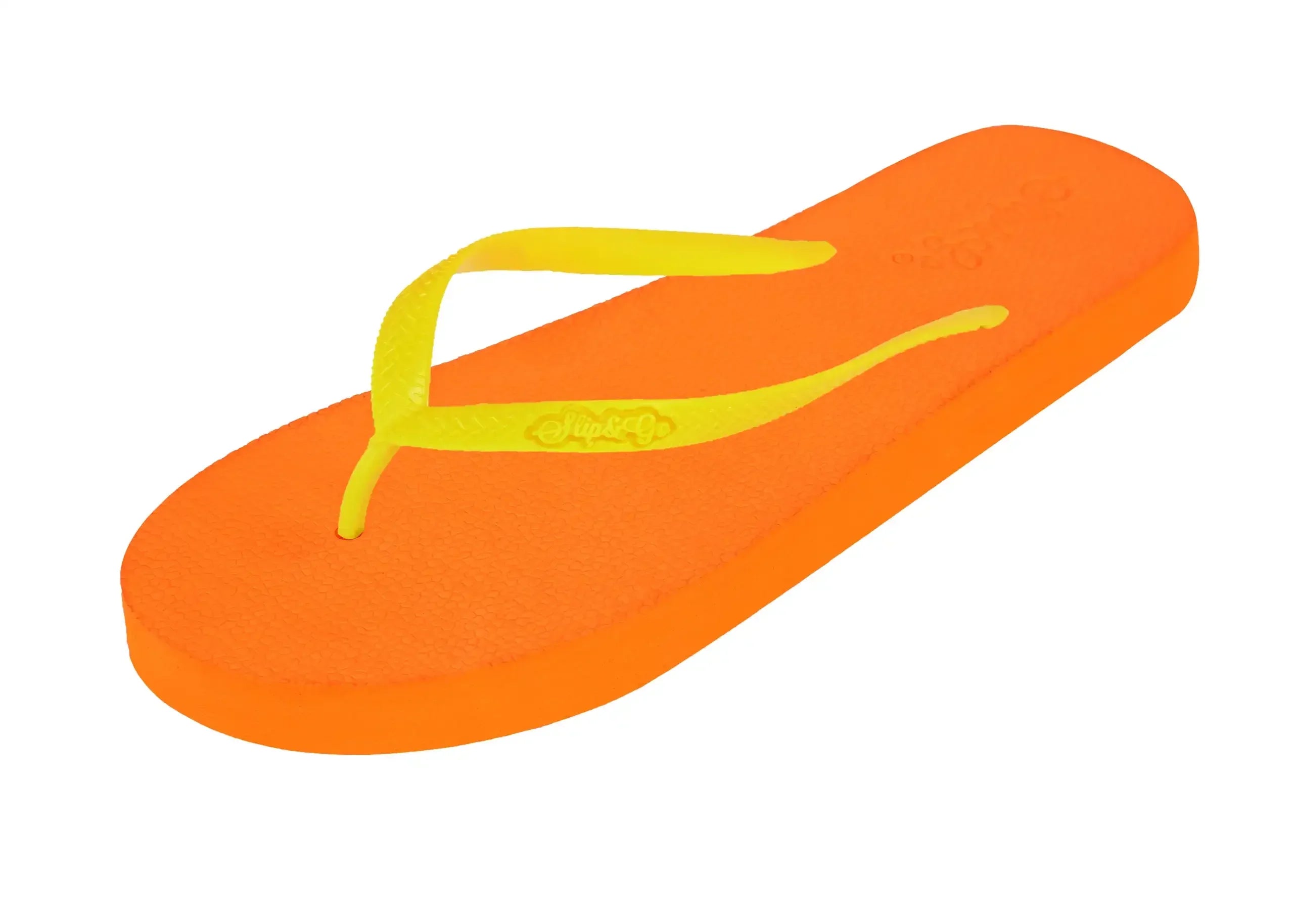Electric Orange Premium Men’s Comfort Slipper - Slip&Go 50