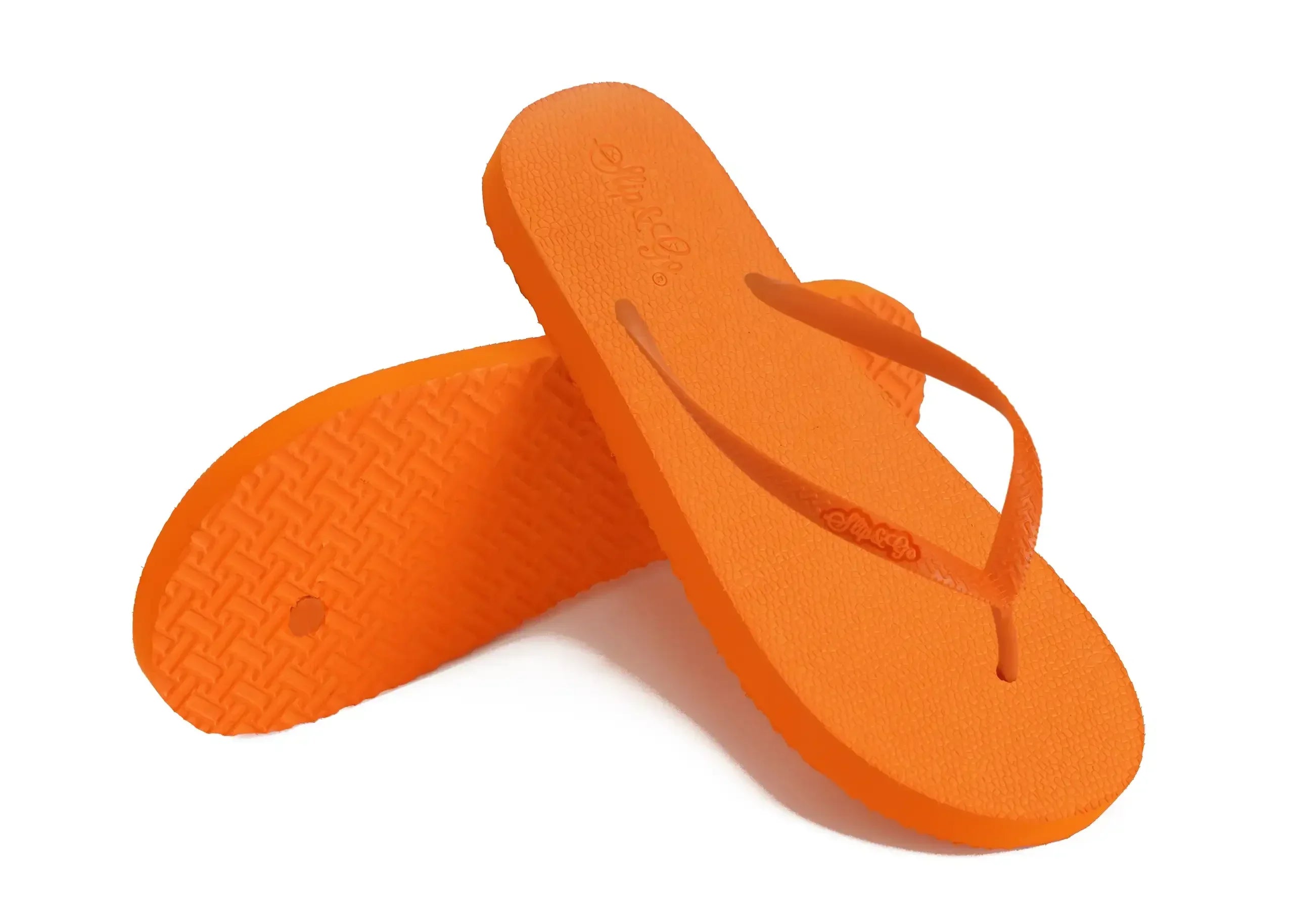 Electric Orange Premium Women's Comfort Slipper - Slip&Go 53