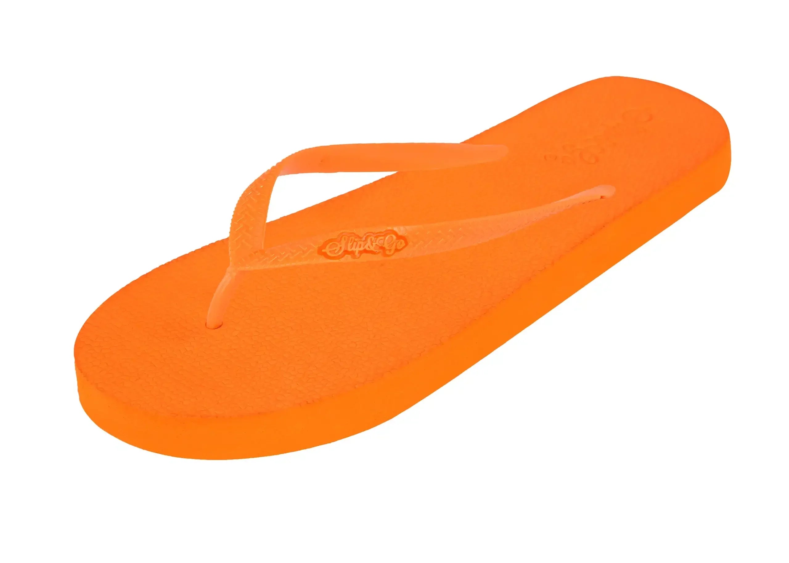 Electric Orange Premium Men’s Comfort Slipper - Slip&Go 54