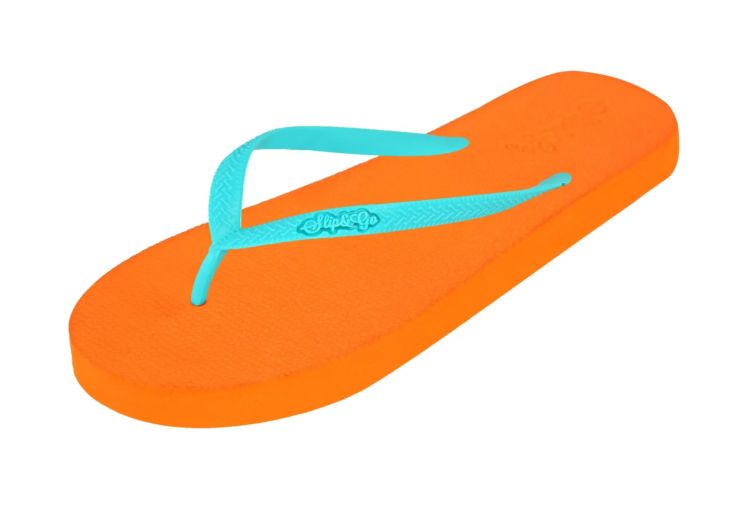 Electric Orange Premium Men’s Comfort Slipper - Slip&Go 59