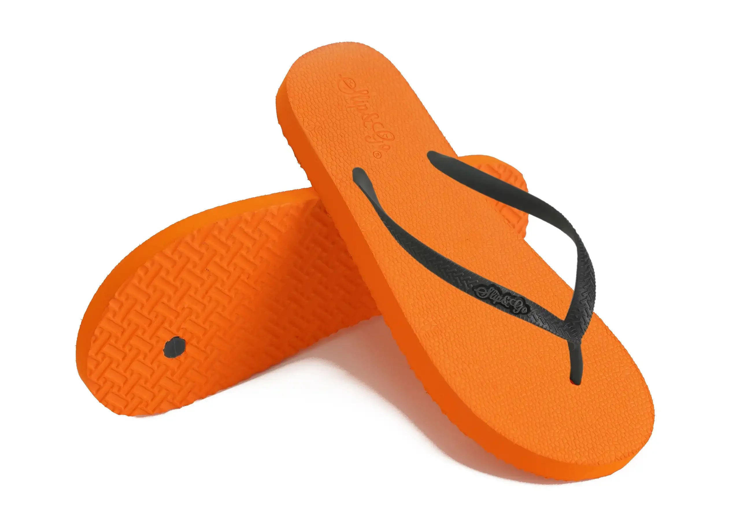 Slip&Go - Electric Orange Premium Men’s Comfort Slipper 63