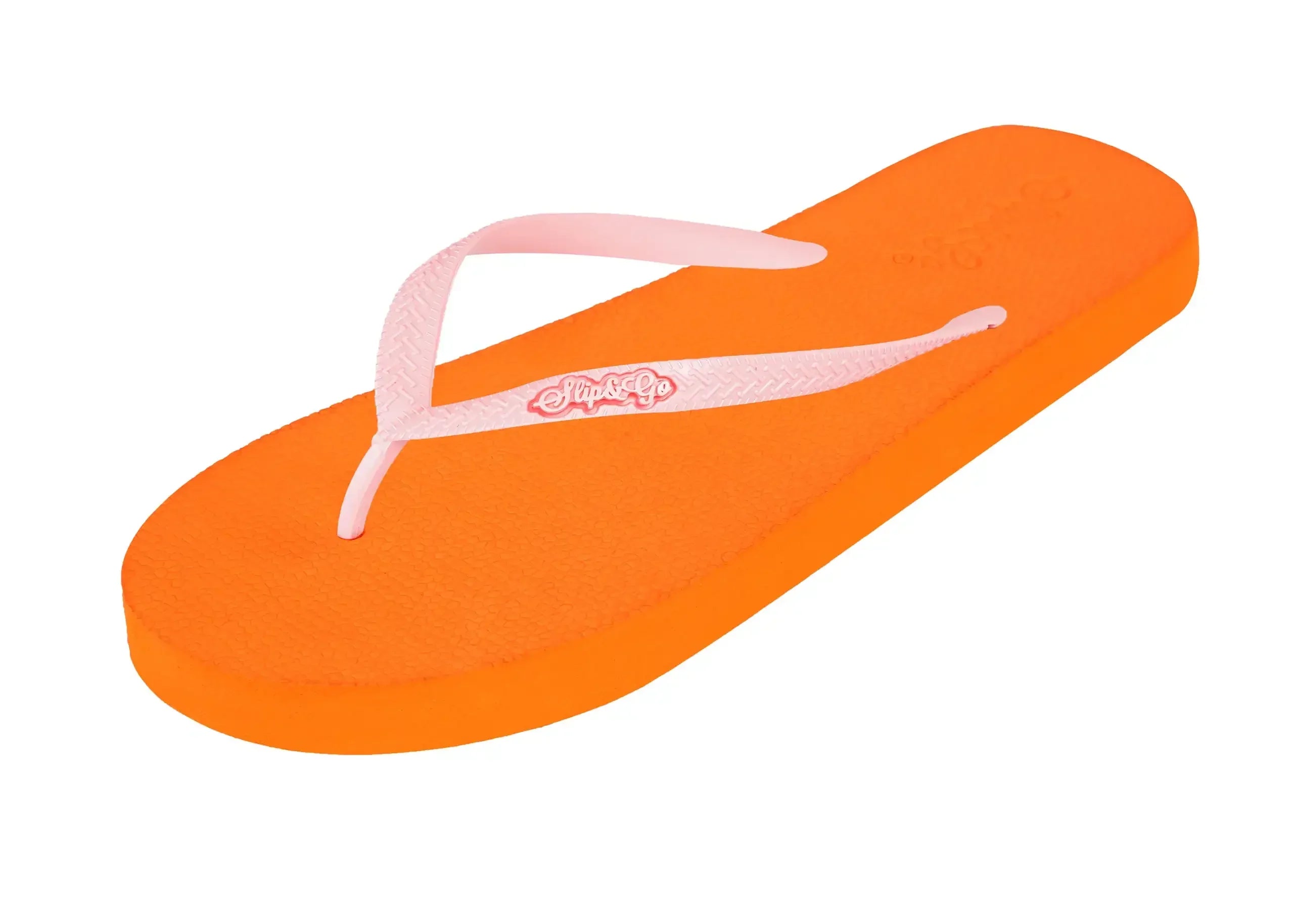 Electric Orange Premium Kids Comfort Slipper - Slip&Go 99