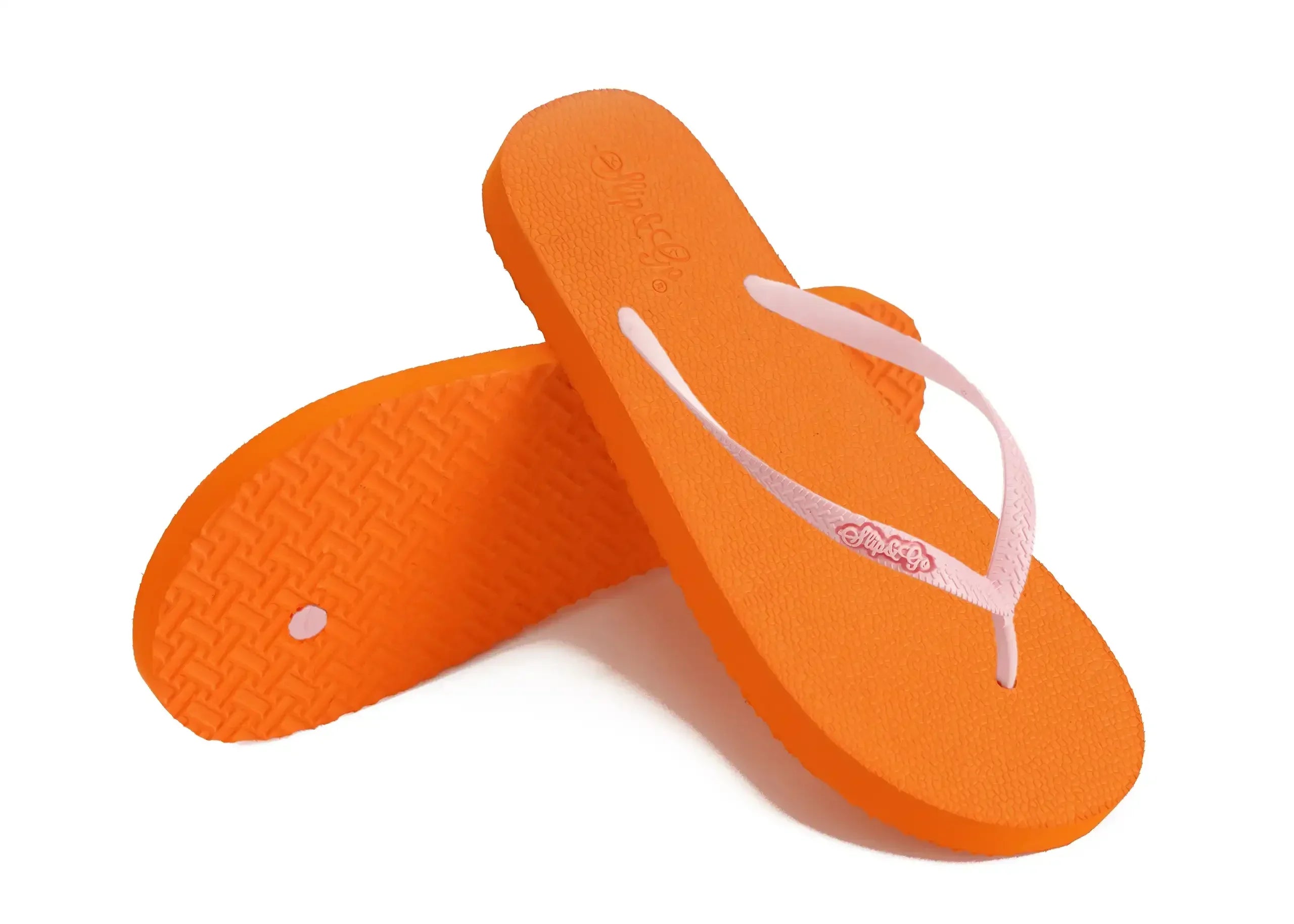 Electric Orange Premium Kids Comfort Slipper - Slip&Go 96