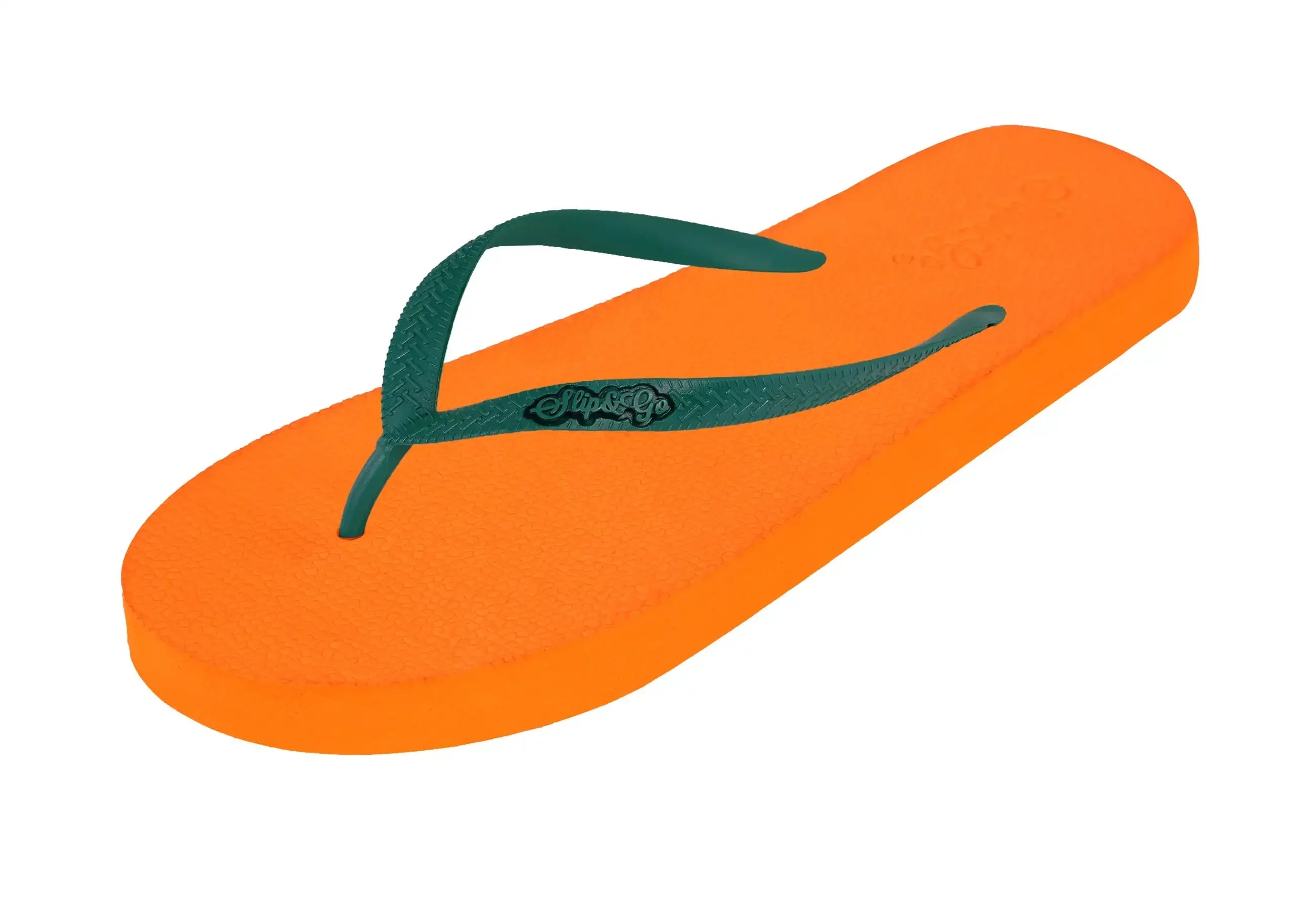 Electric Orange Premium Men’s Comfort Slipper - Slip&Go 70
