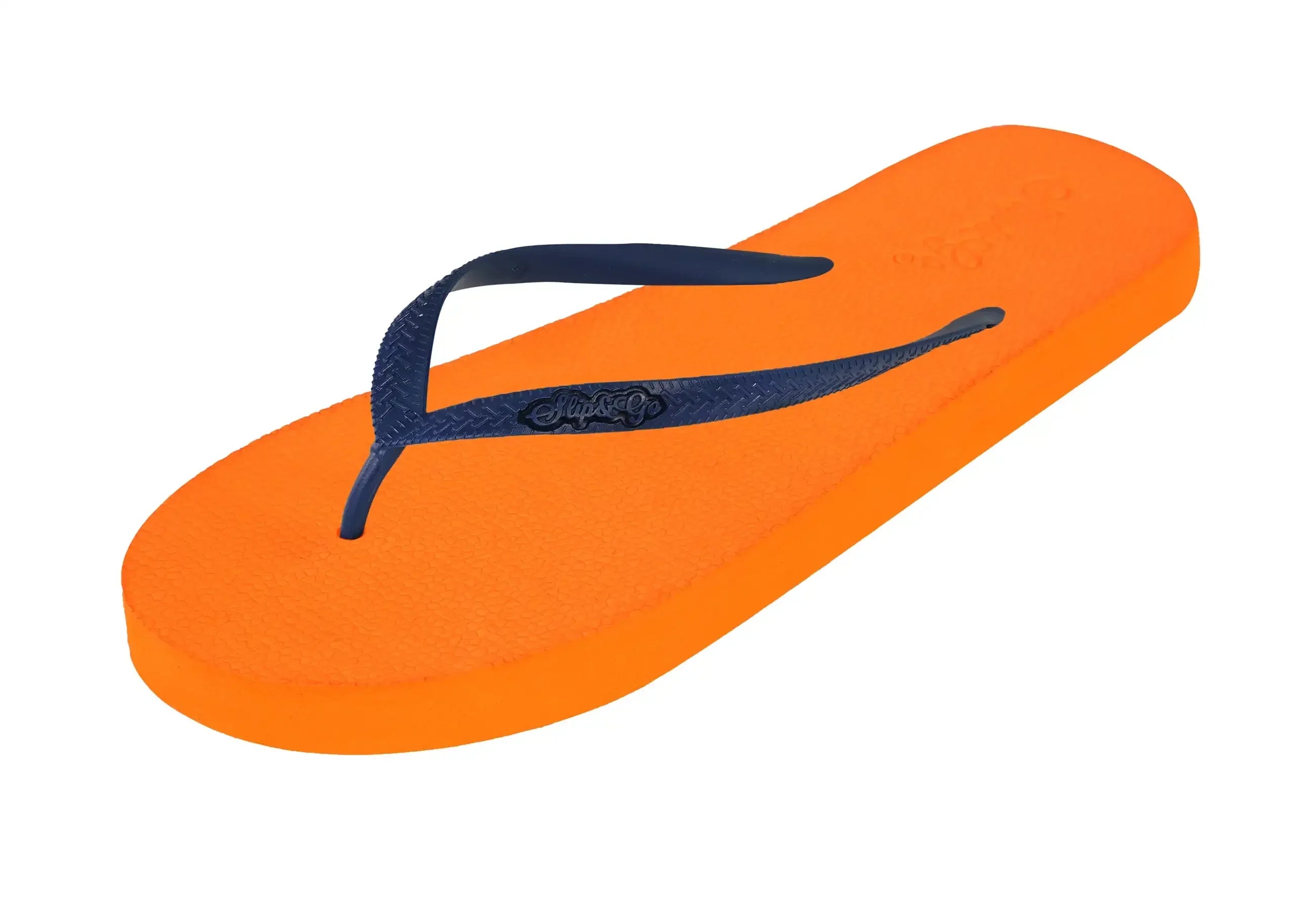 Electric Orange Premium Men’s Comfort Slipper - Slip&Go 74