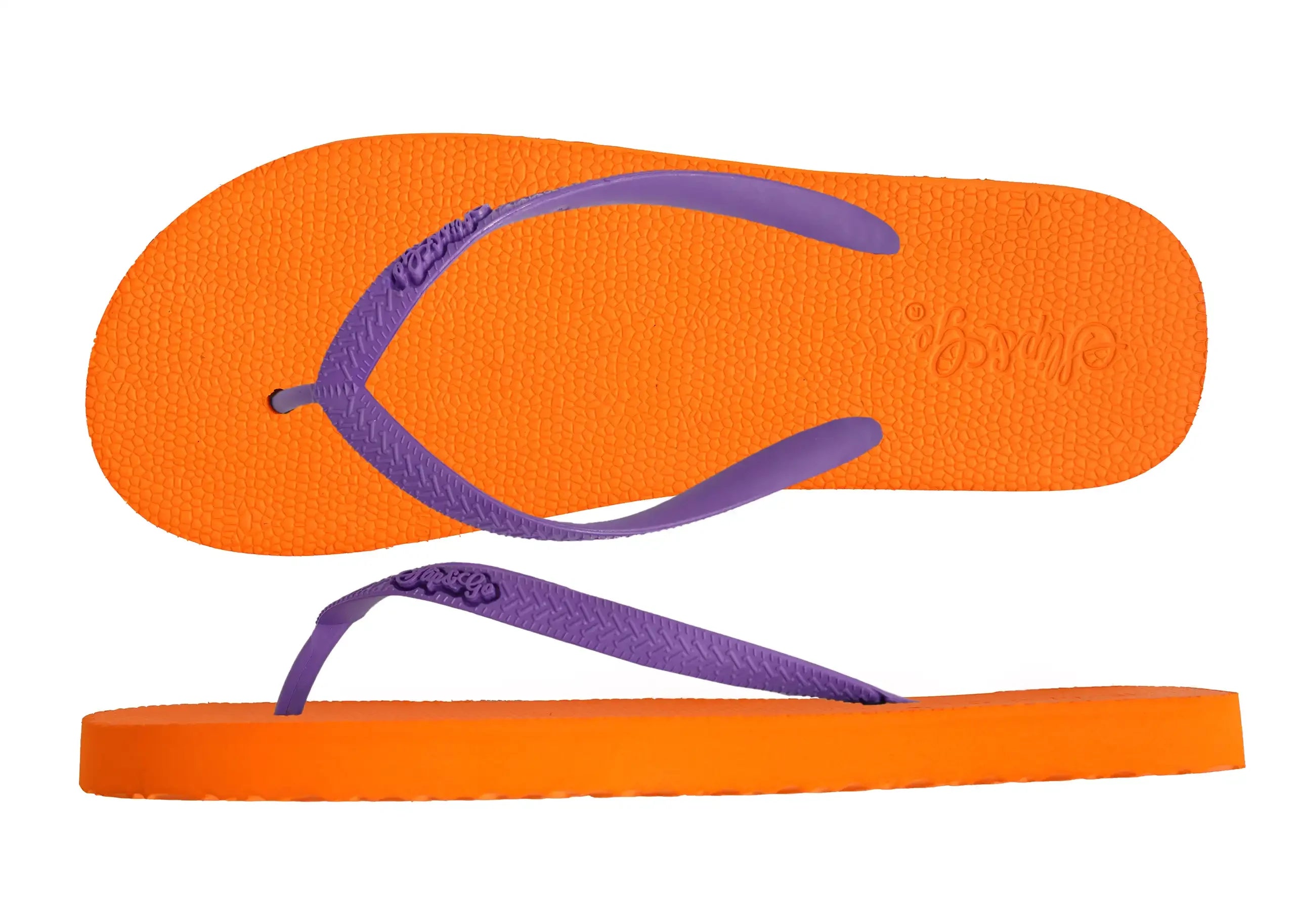 Slip&Go - Electric Orange Premium Kids Comfort Slipper 80