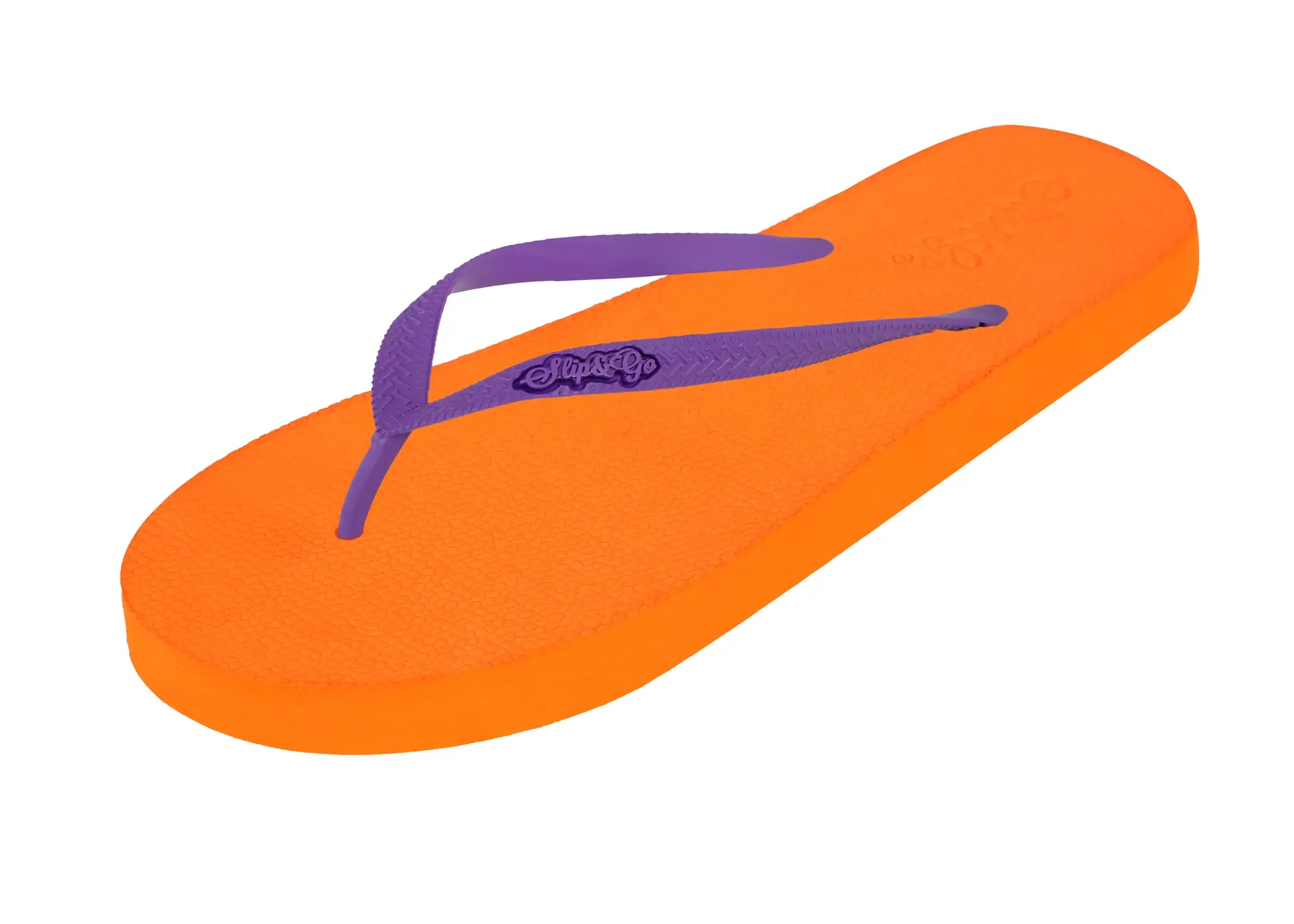 Slip&Go - Electric Orange Premium Men’s Comfort Slipper 78