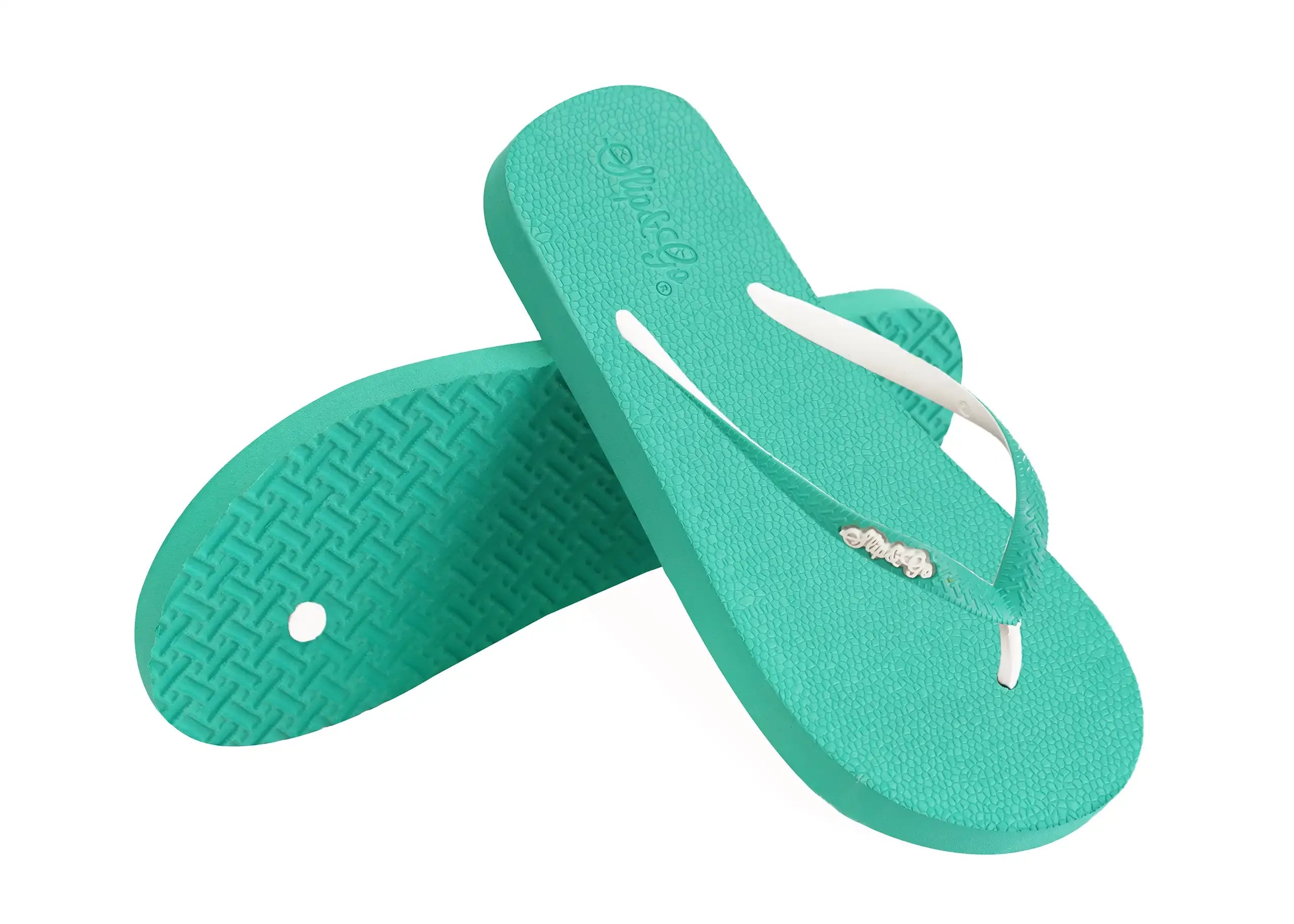 Slip&Go - Aqua Turquoise Premium Kids Comfort Slipper 15