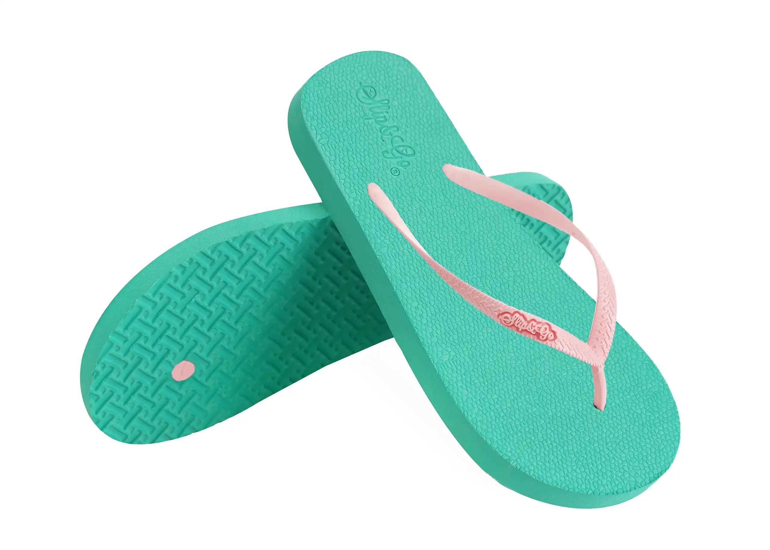 Slip&Go - Aqua Turquoise Premium Kids Comfort Slipper 68