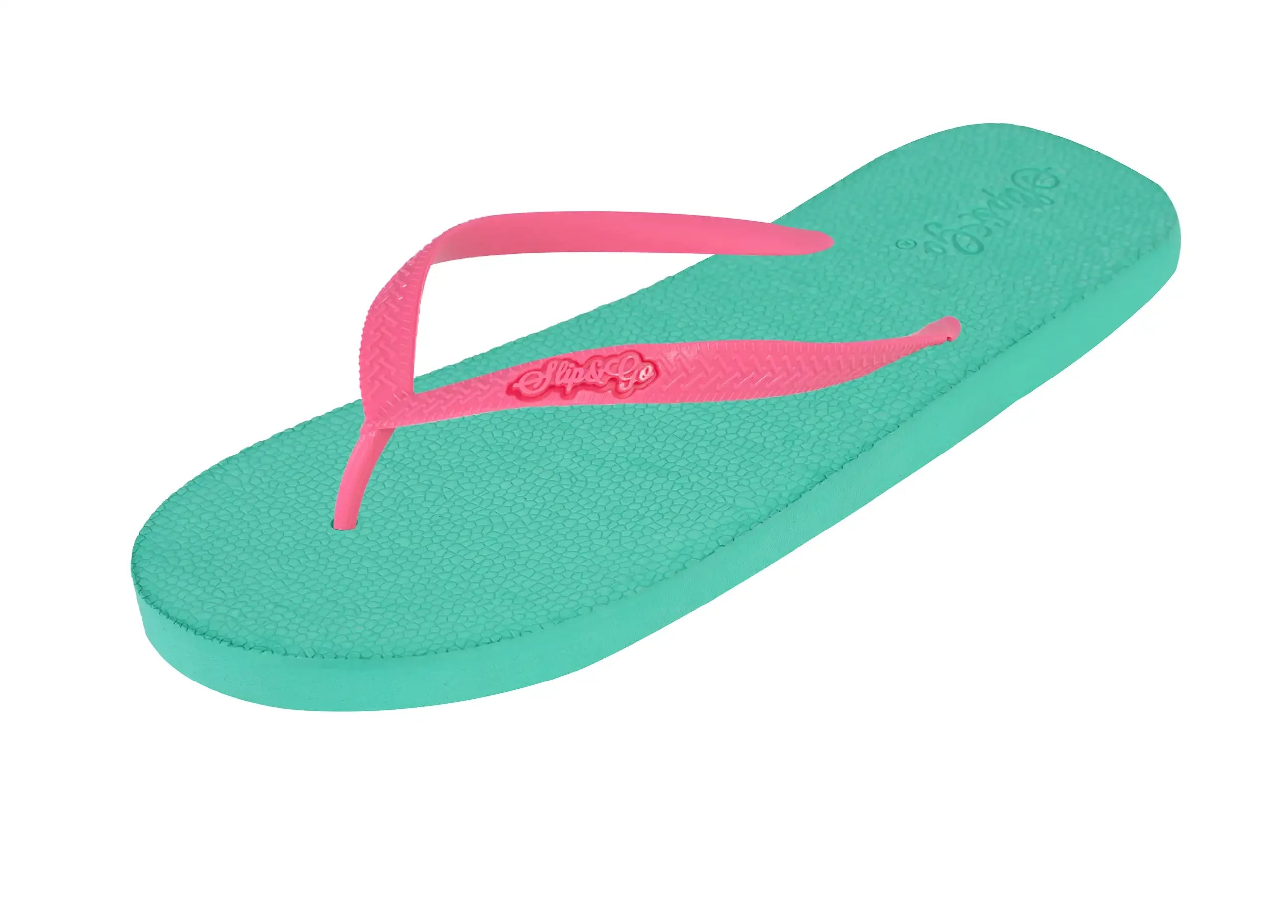 Slip&Go - Aqua Turquoise Premium Women's Comfort Slipper 74