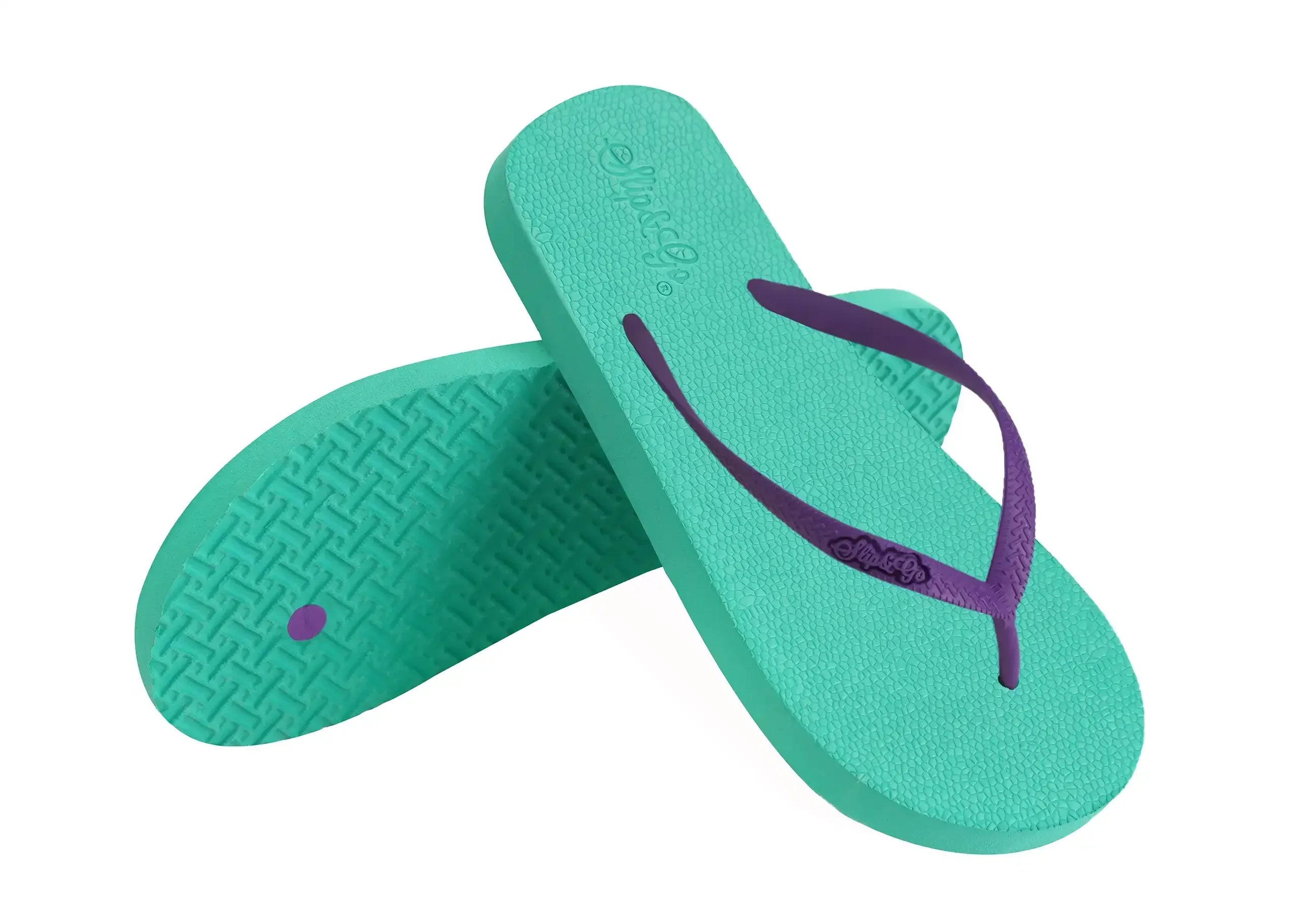 Aqua Turquoise Premium Kids Comfort Slipper - Slip&Go 54