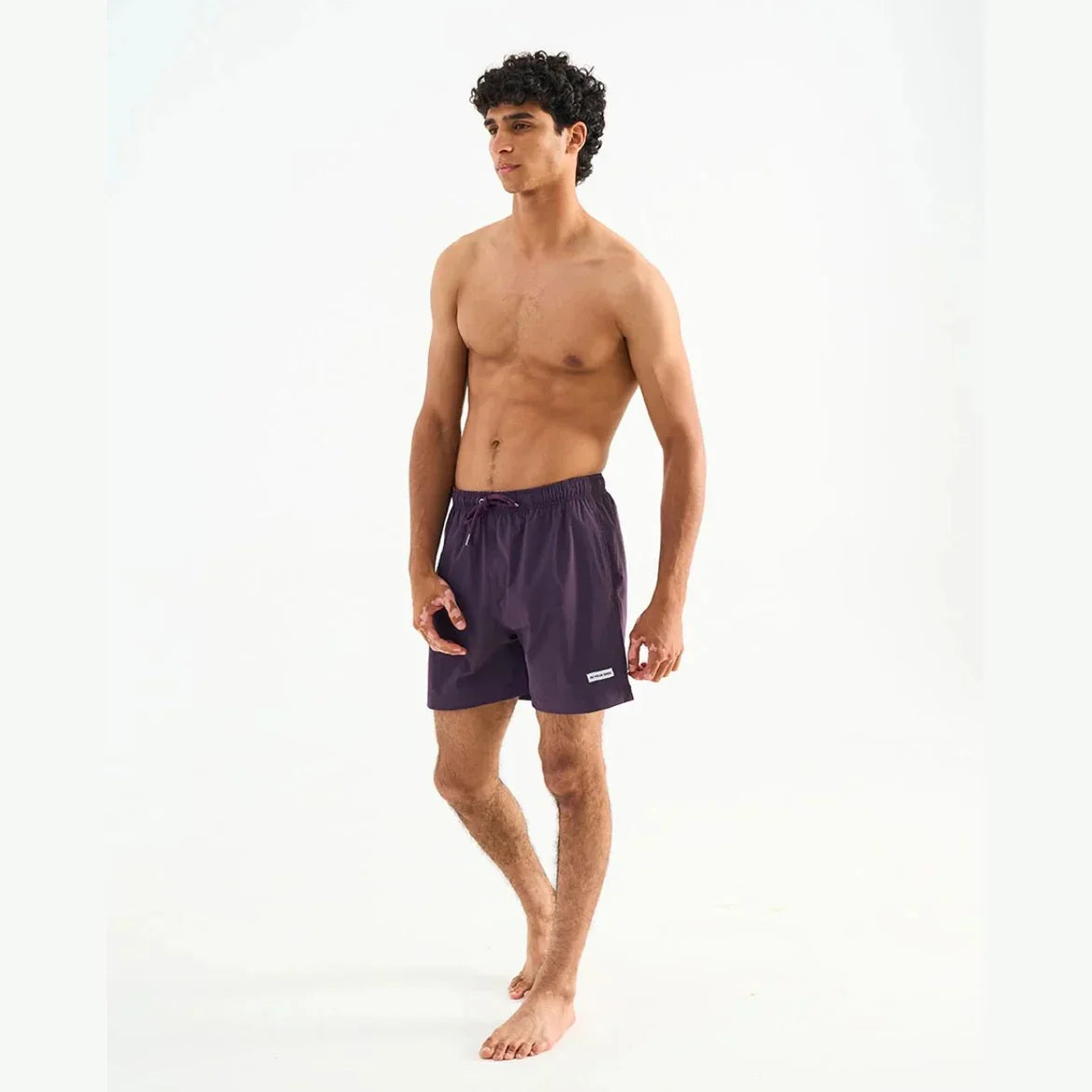 In your shoe - Solid Purple Swim Shorts 2
