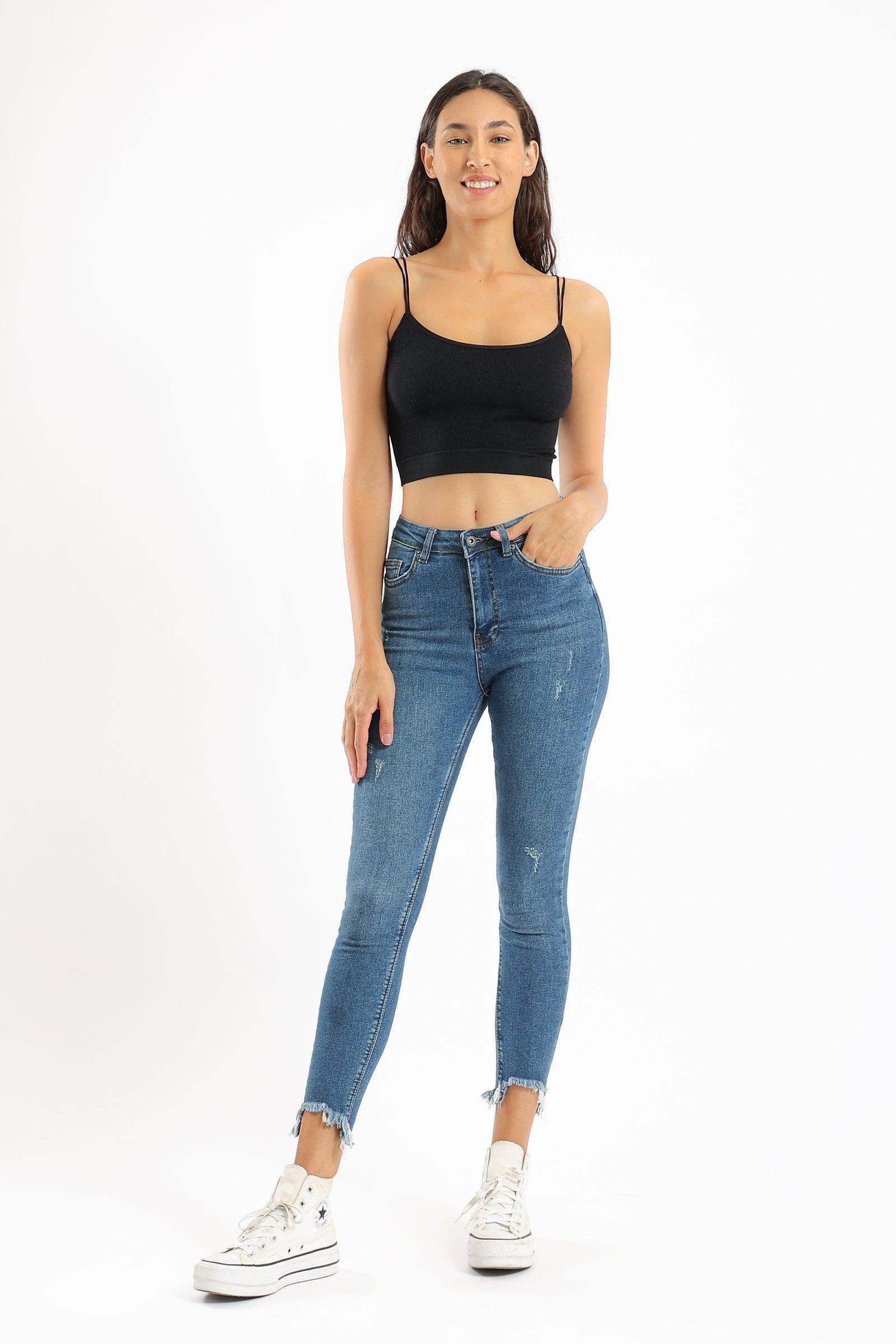 Carina - Spaghetti Straps Cropped Top 2