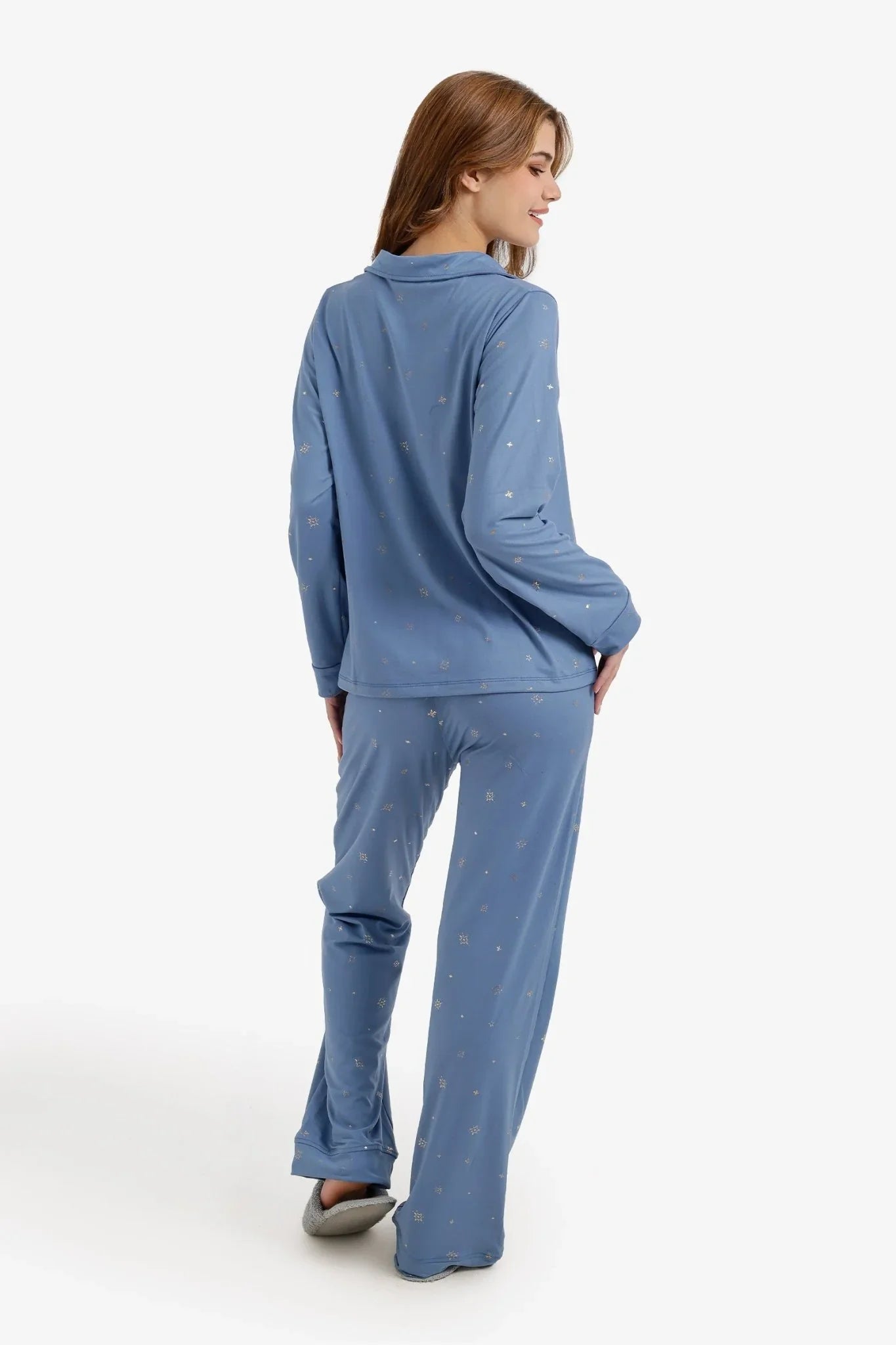 Sparkly Buttoned Pyjama Set - Carina - Babazzaro