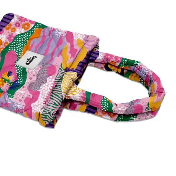 Spring Puffy Printed Tote Bag - Covery - Babazzaro