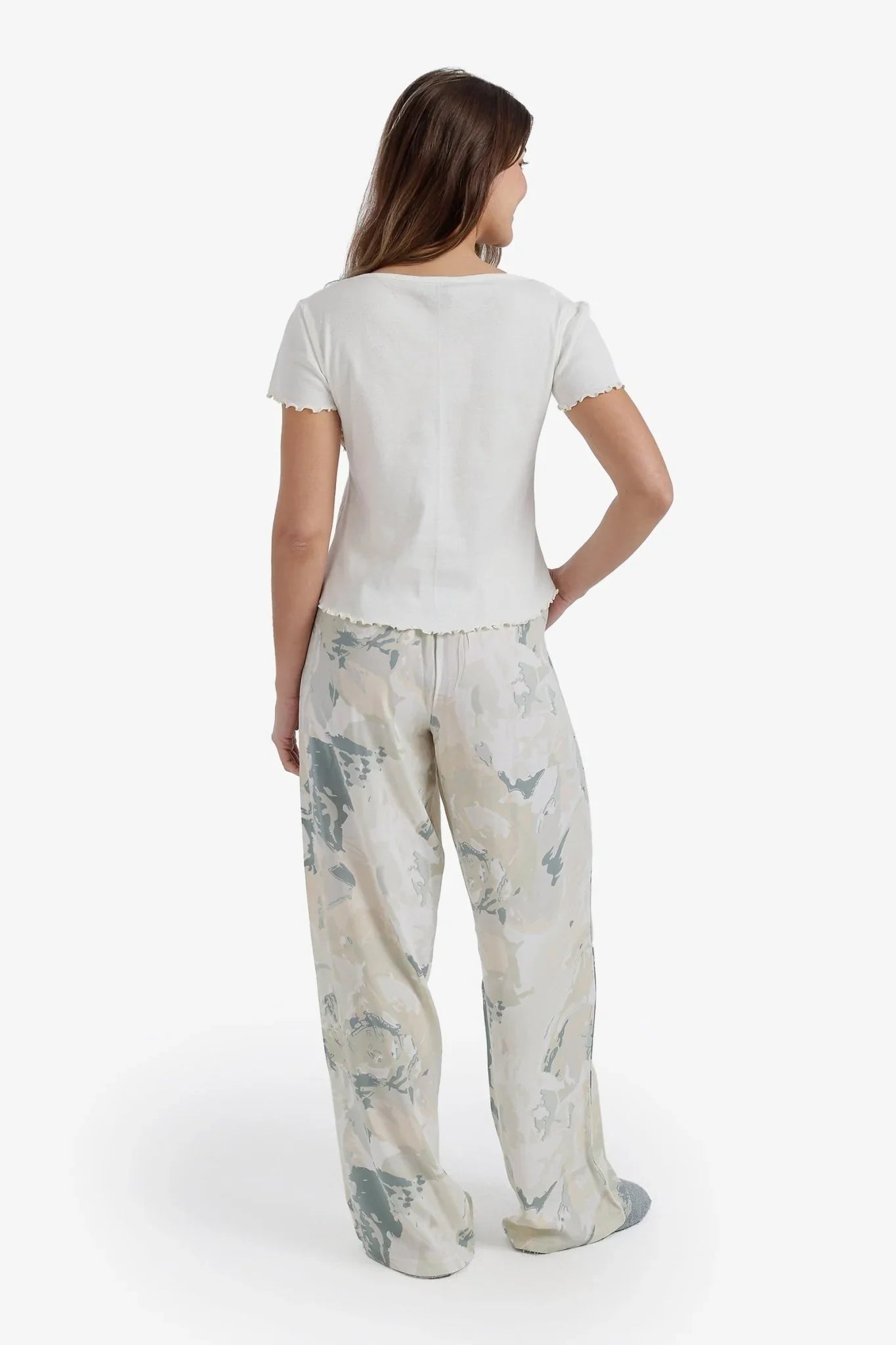 Square Neck Pyjama Set - Carina - Babazzaro