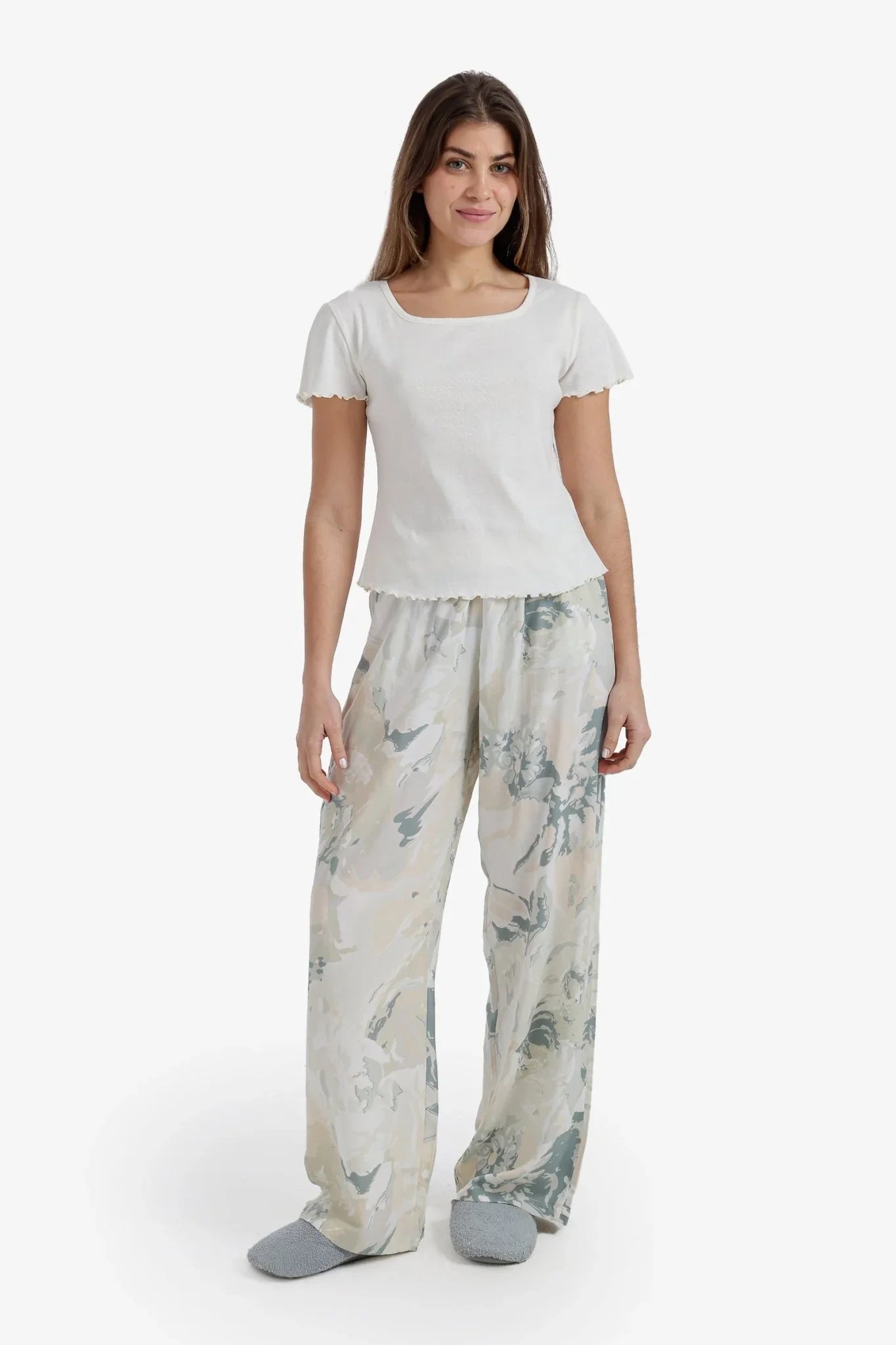 Square Neck Pyjama Set - Carina - Babazzaro