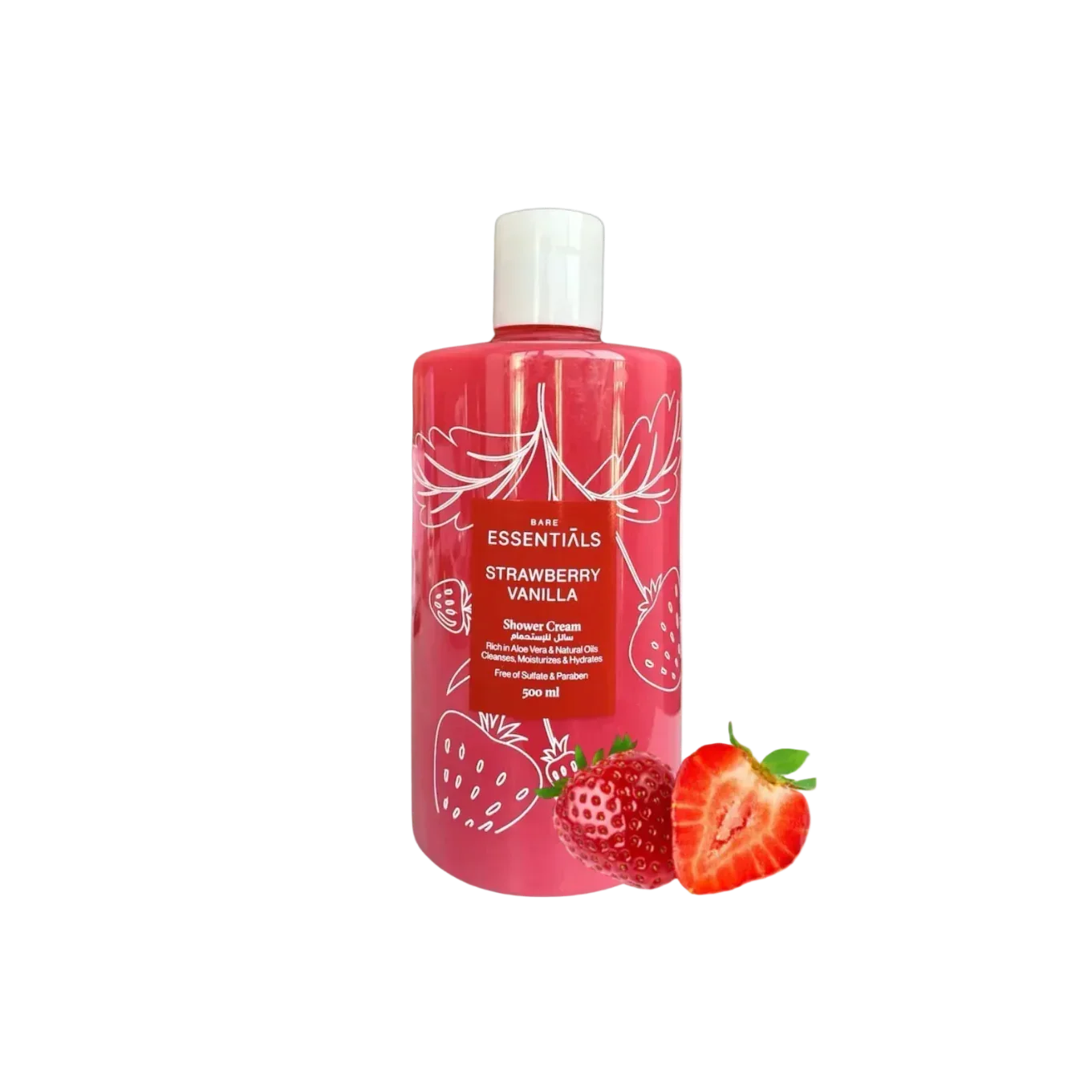 Strawberry Vanilla Shower Cream - Essentials - Babazzaro