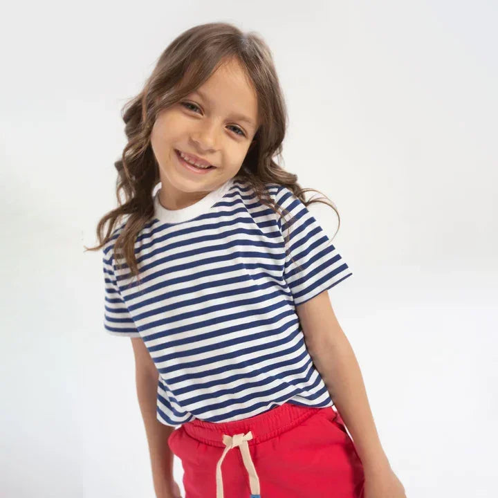 Striped Crewneck Tee - Colour Capsules - Babazzaro