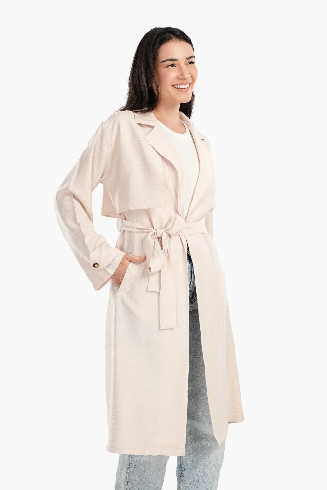 Summer Lightweight Trench Coat - Clue - Babazzaro