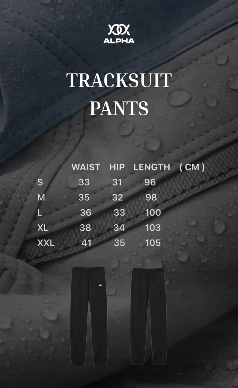 Tracksuit Pants - Alpha Sportswear - Babazzaro