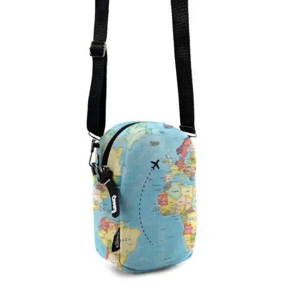 Travel Map Mini Cross Bag - Covery - Babazzaro