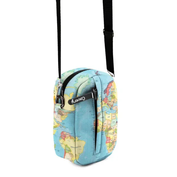 Travel Map Mini Cross Bag - Covery - Babazzaro